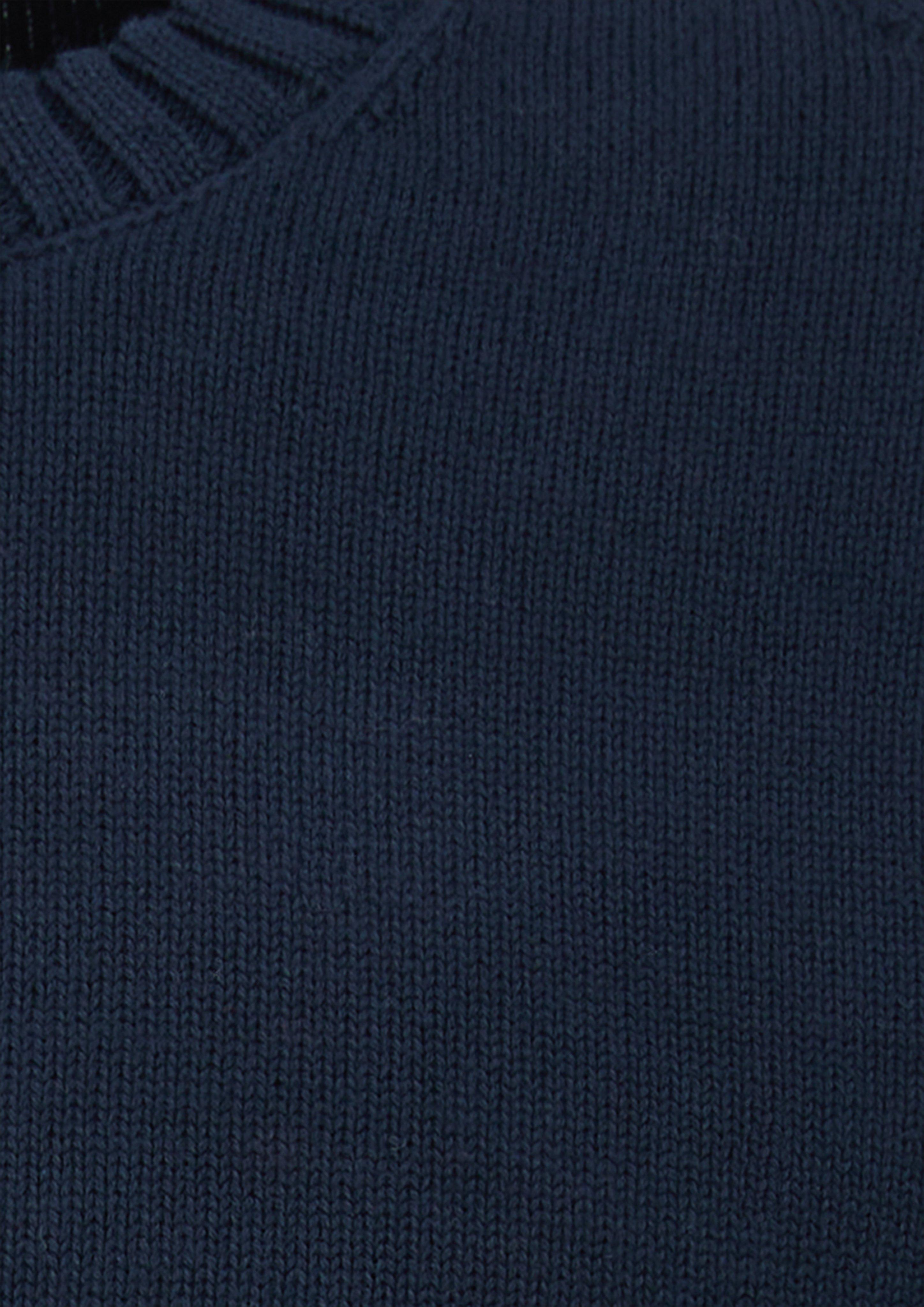 Men Knitted pullover in blue by s.Oliver Men Tall Sizes