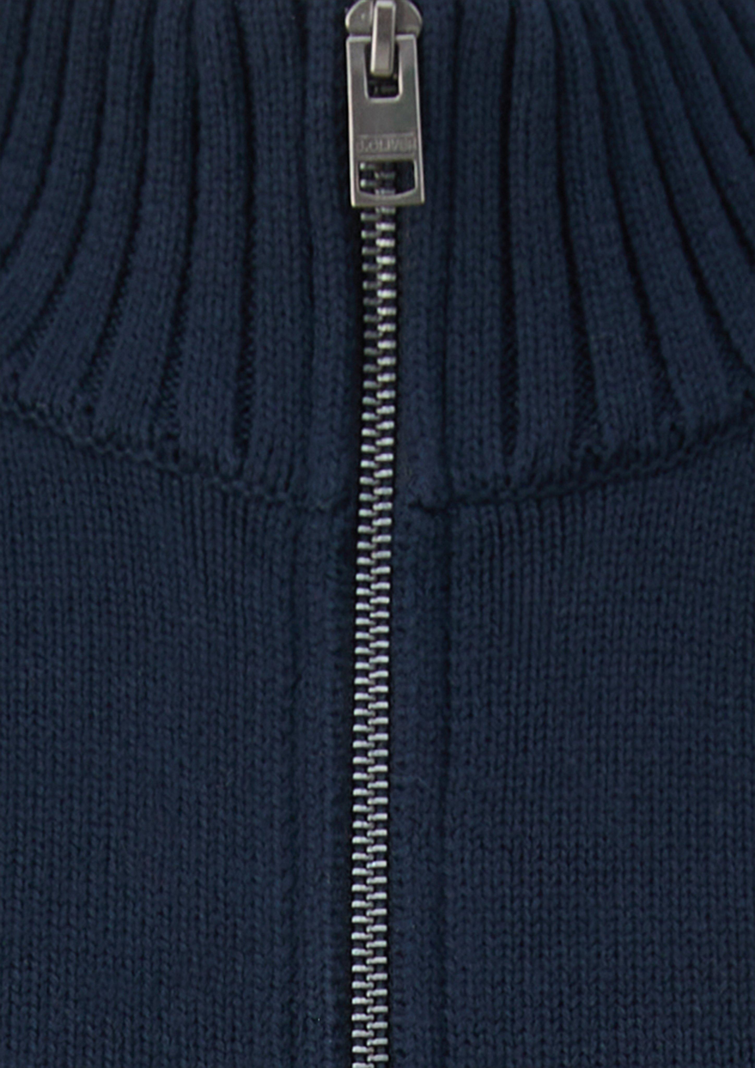 Hommes Veste en tricot en bleu de s.Oliver Men Tall Sizes
