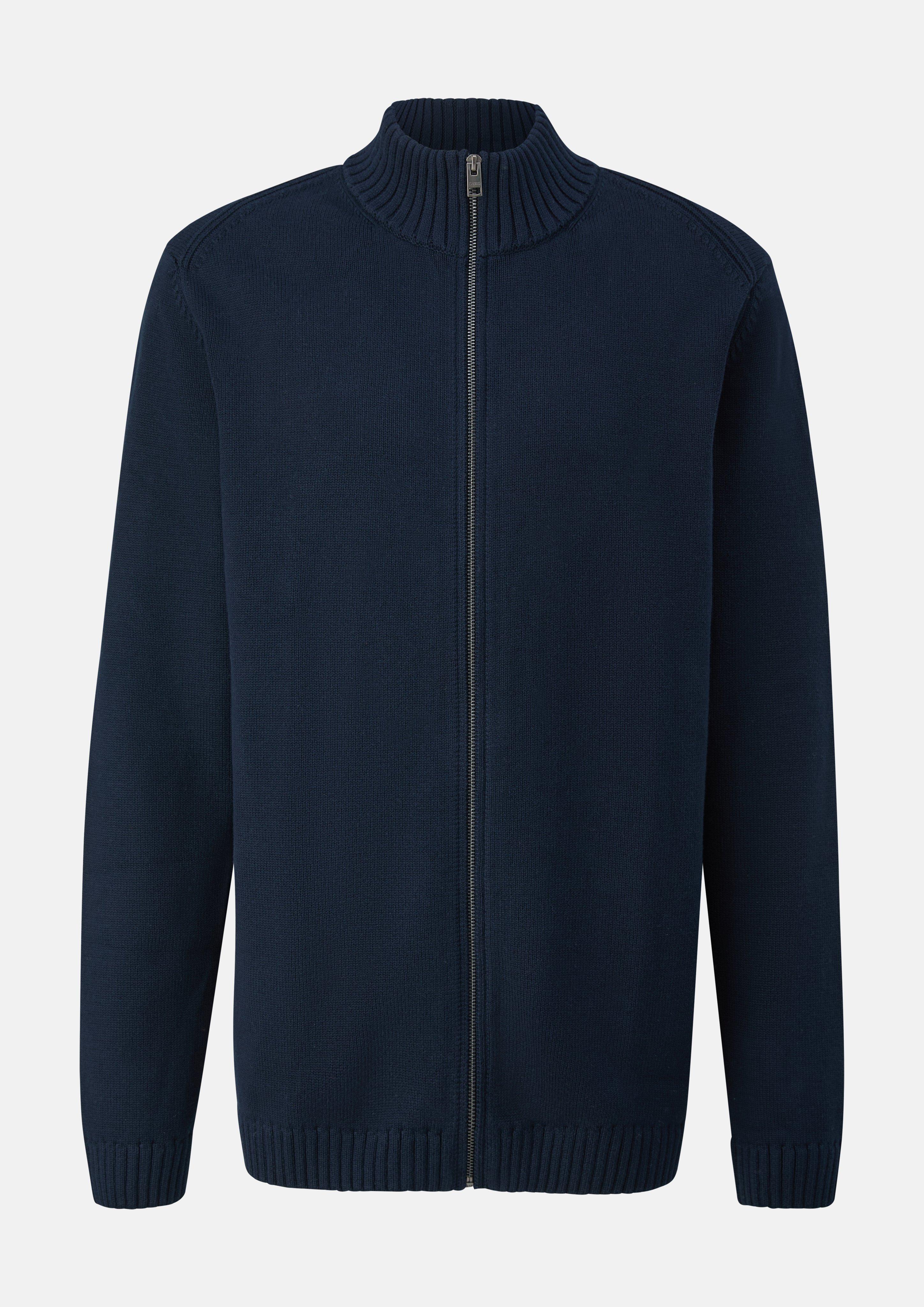 Hommes Veste en tricot en bleu de s.Oliver Men Tall Sizes