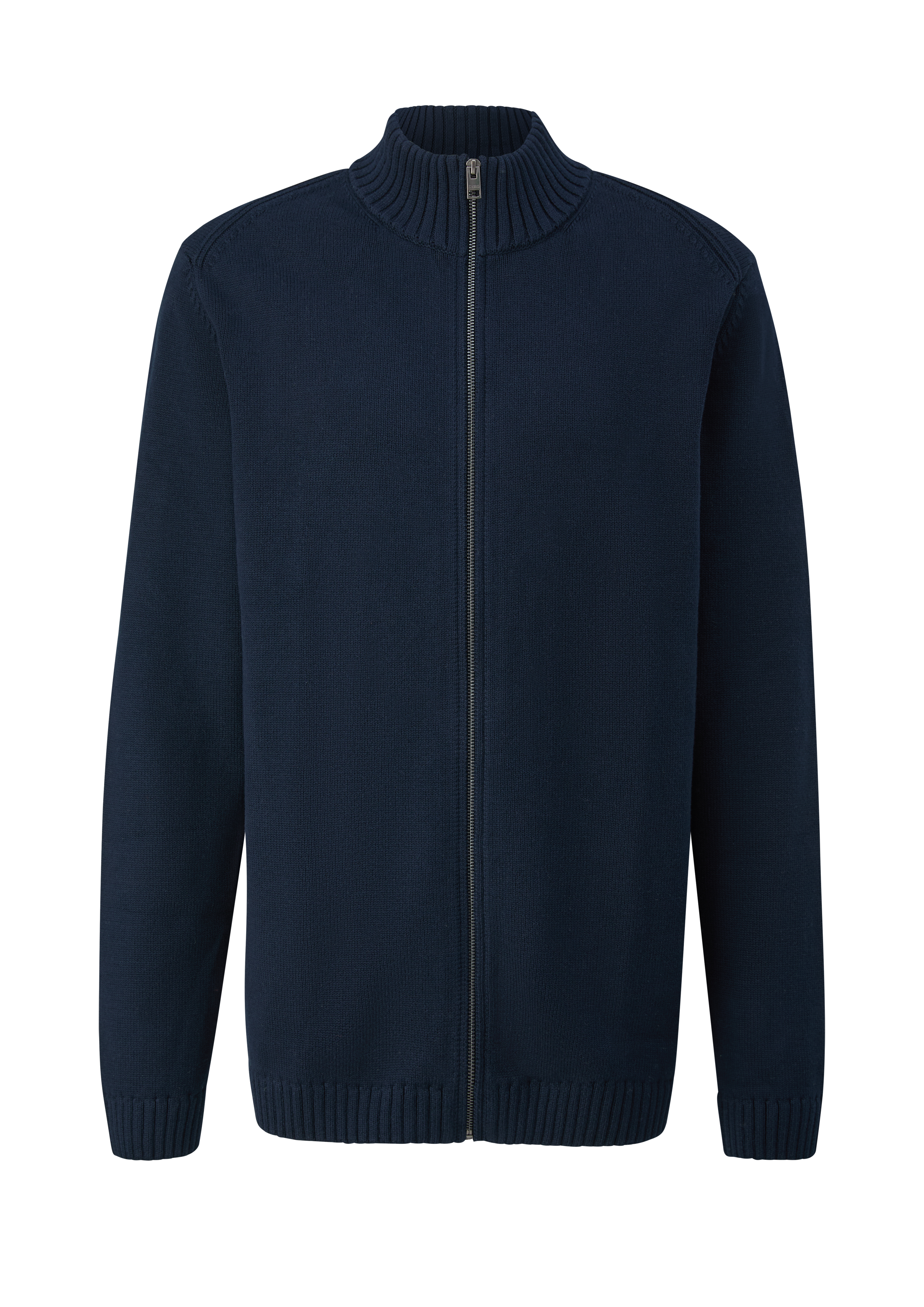 Gebreid vest met ritssluiting van 100% katoen