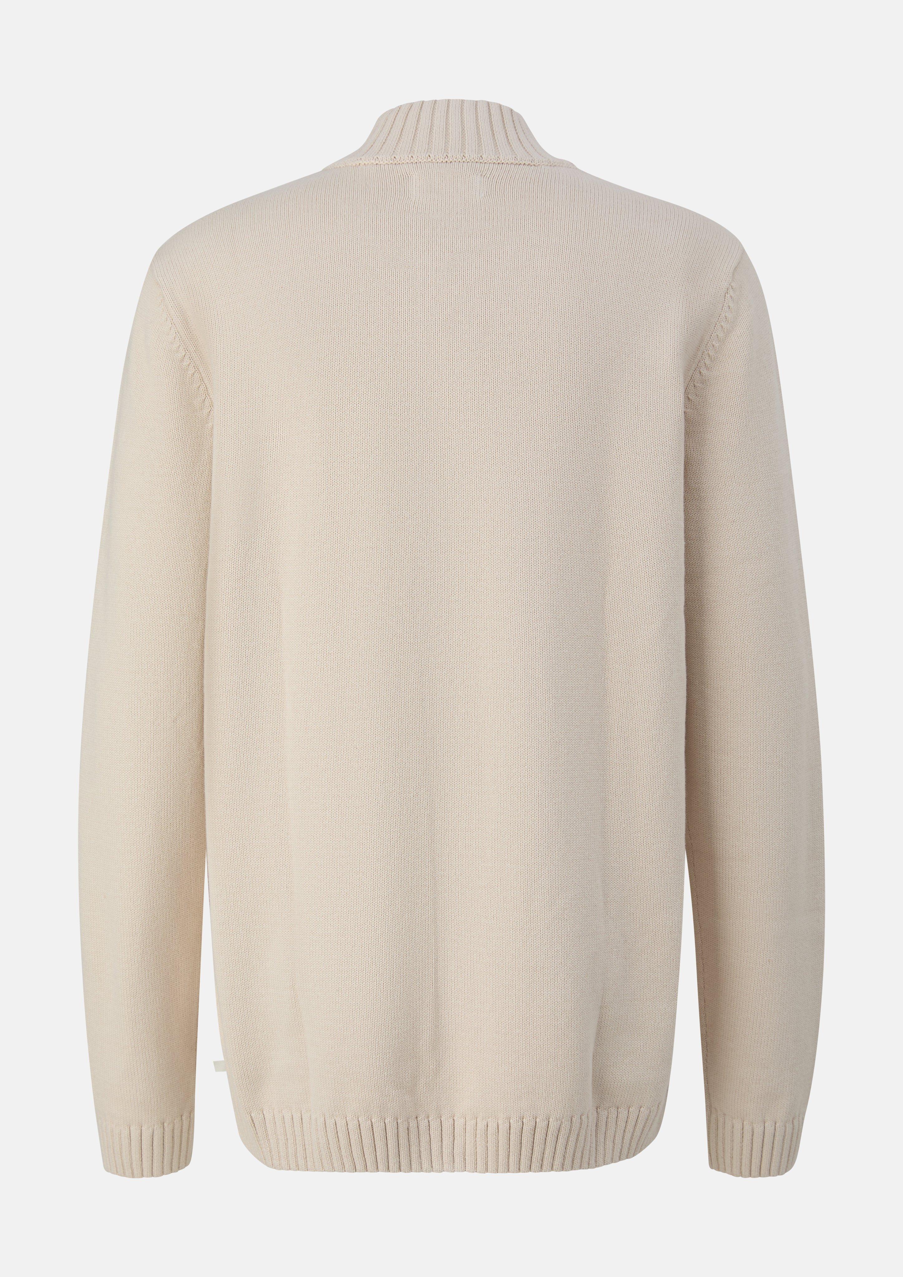 Men Cardigan in beige by s.Oliver Men Tall Sizes