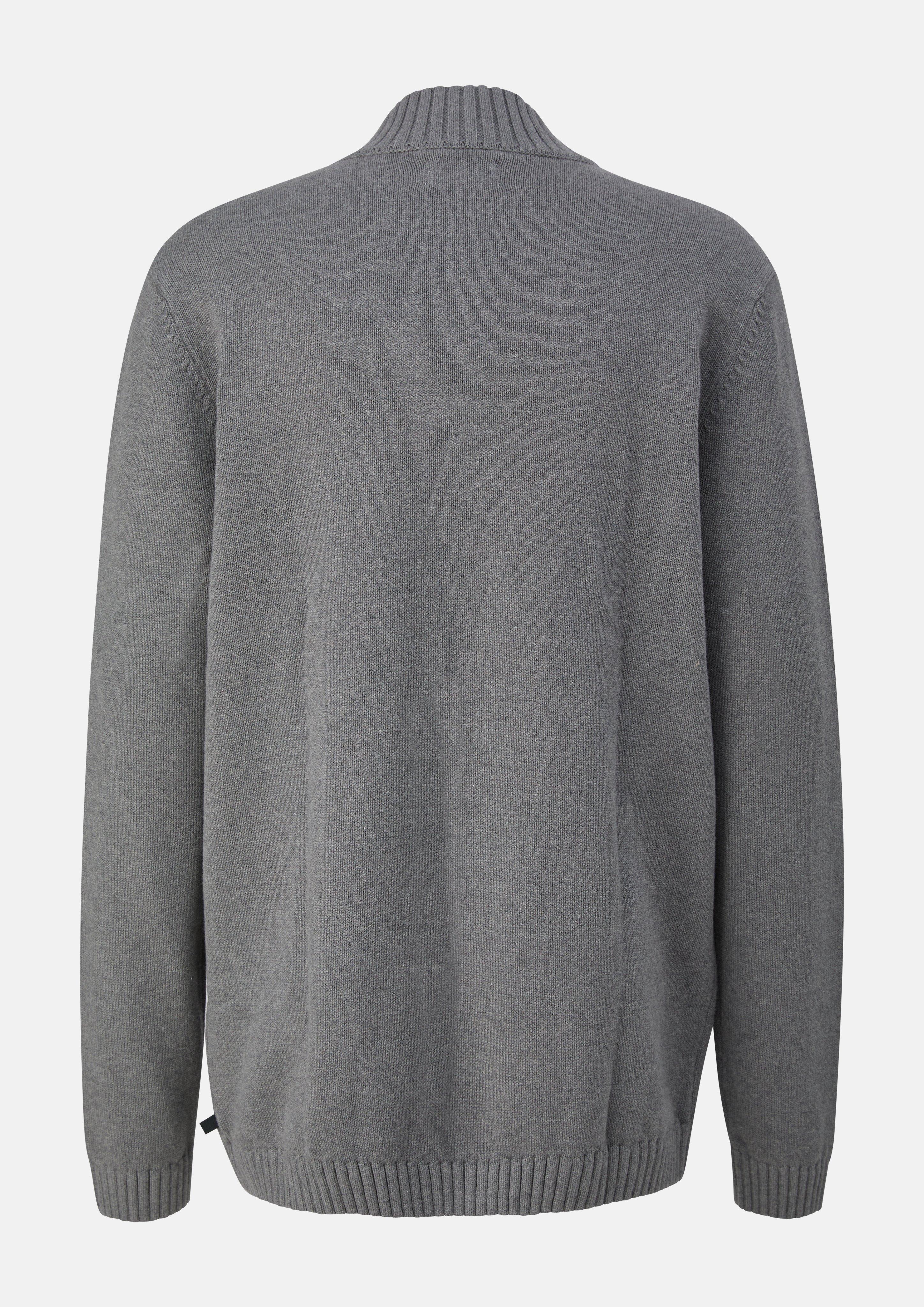 Heren Gebreid Vest in grijs van s.Oliver Men Tall Sizes