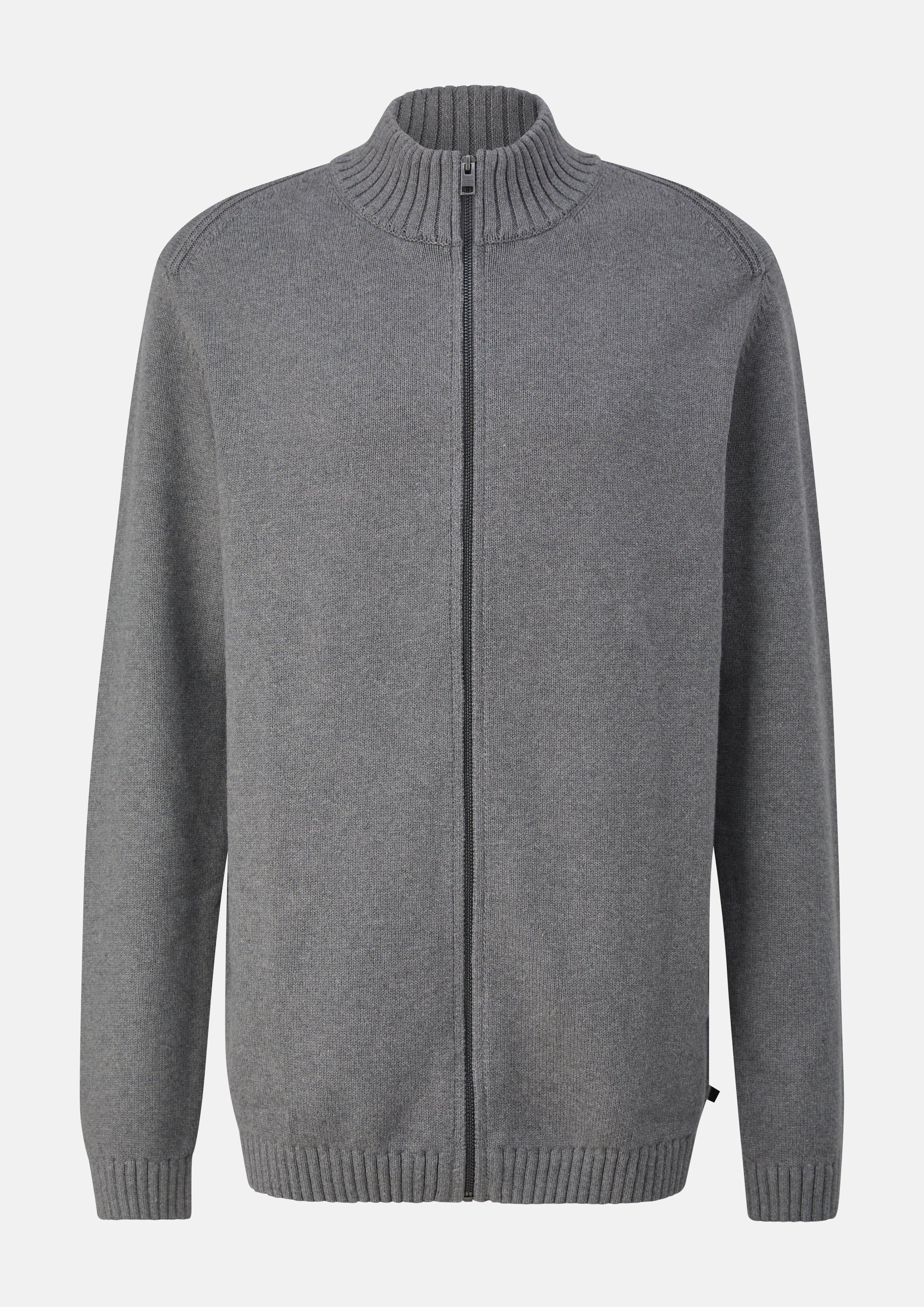 Gebreid Vest in grafiet van s.Oliver Men Tall Sizes
