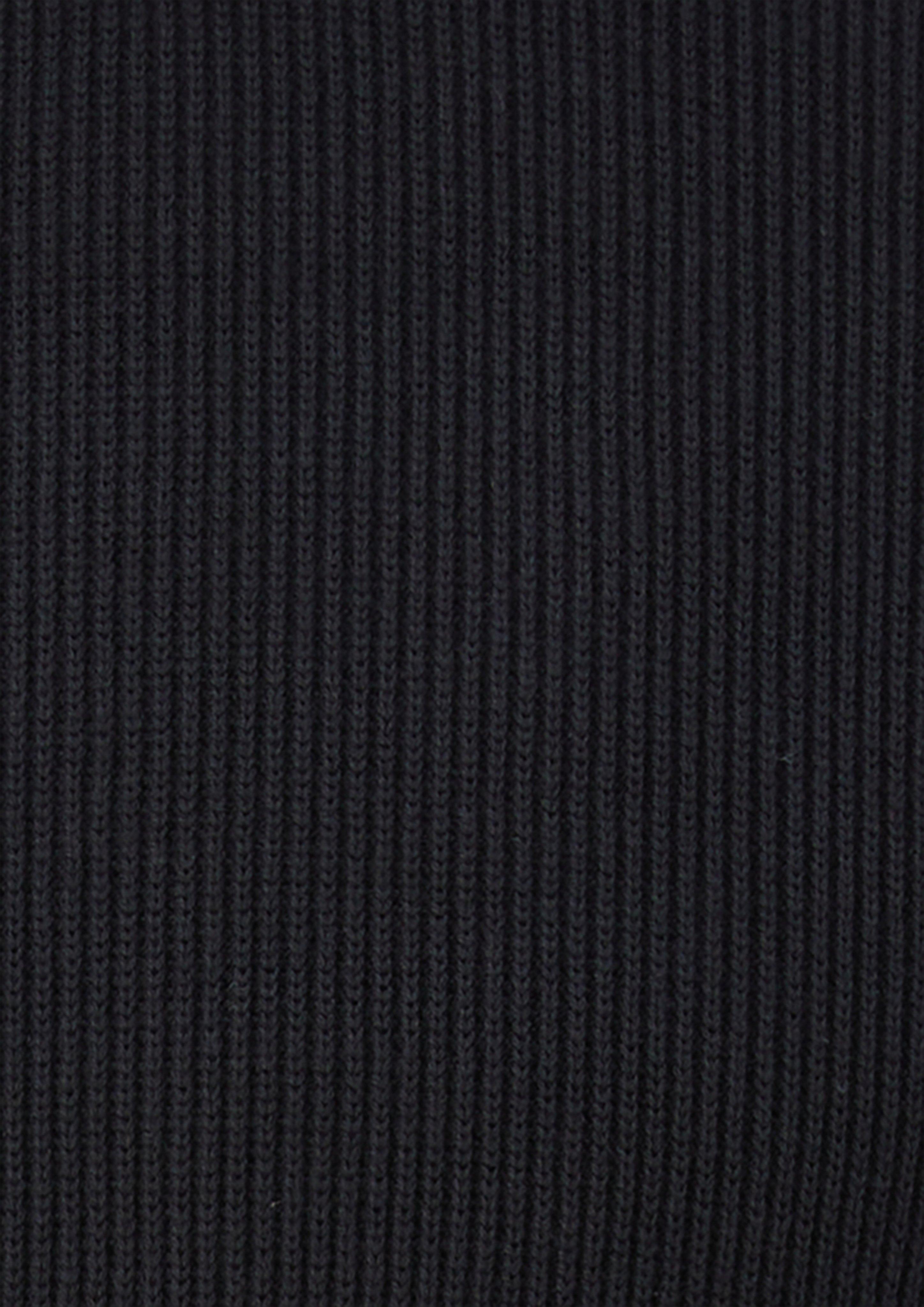 Men Knitted pullover in black by s.Oliver Men Tall Sizes
