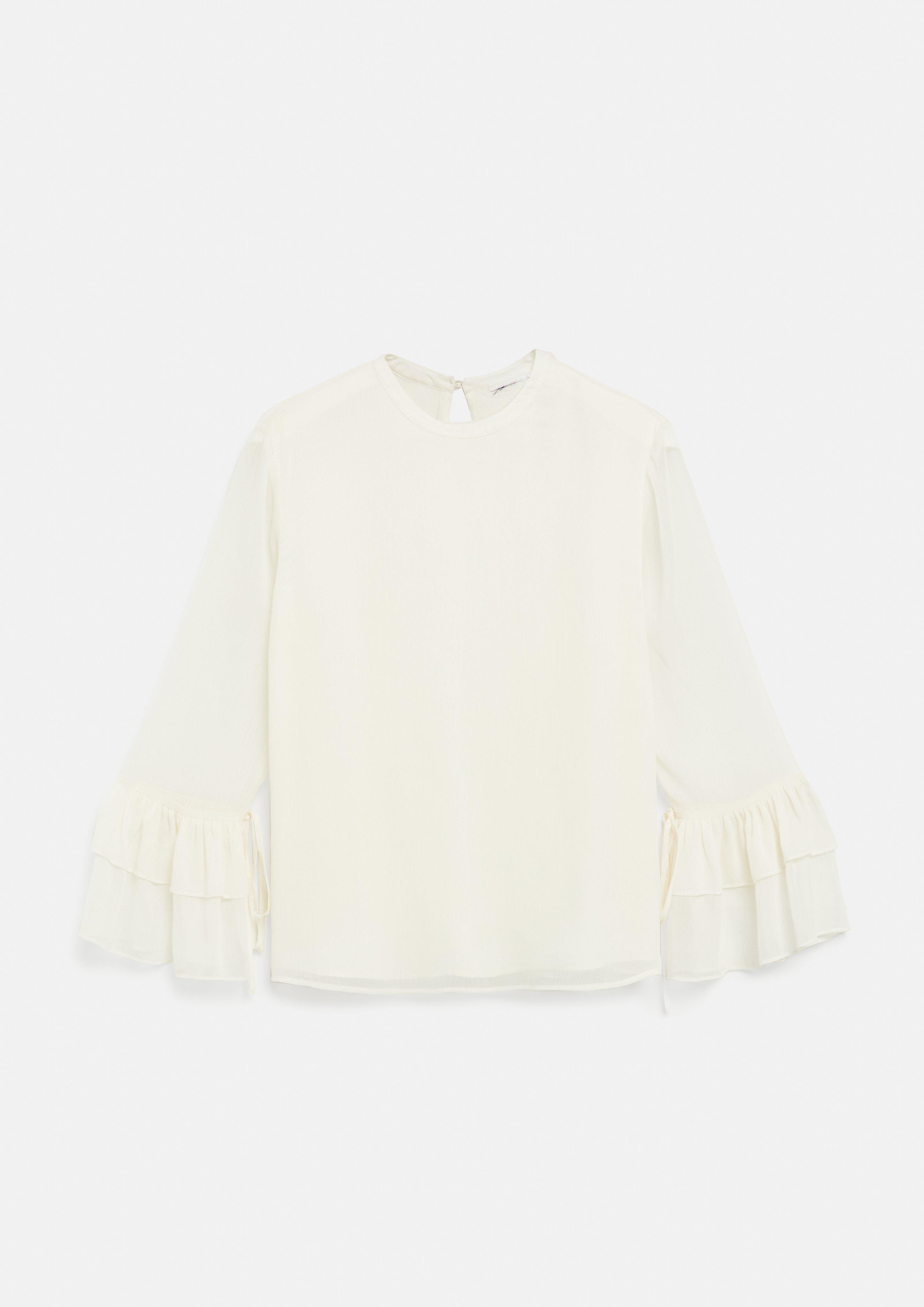 Blouse in cream by COMMA