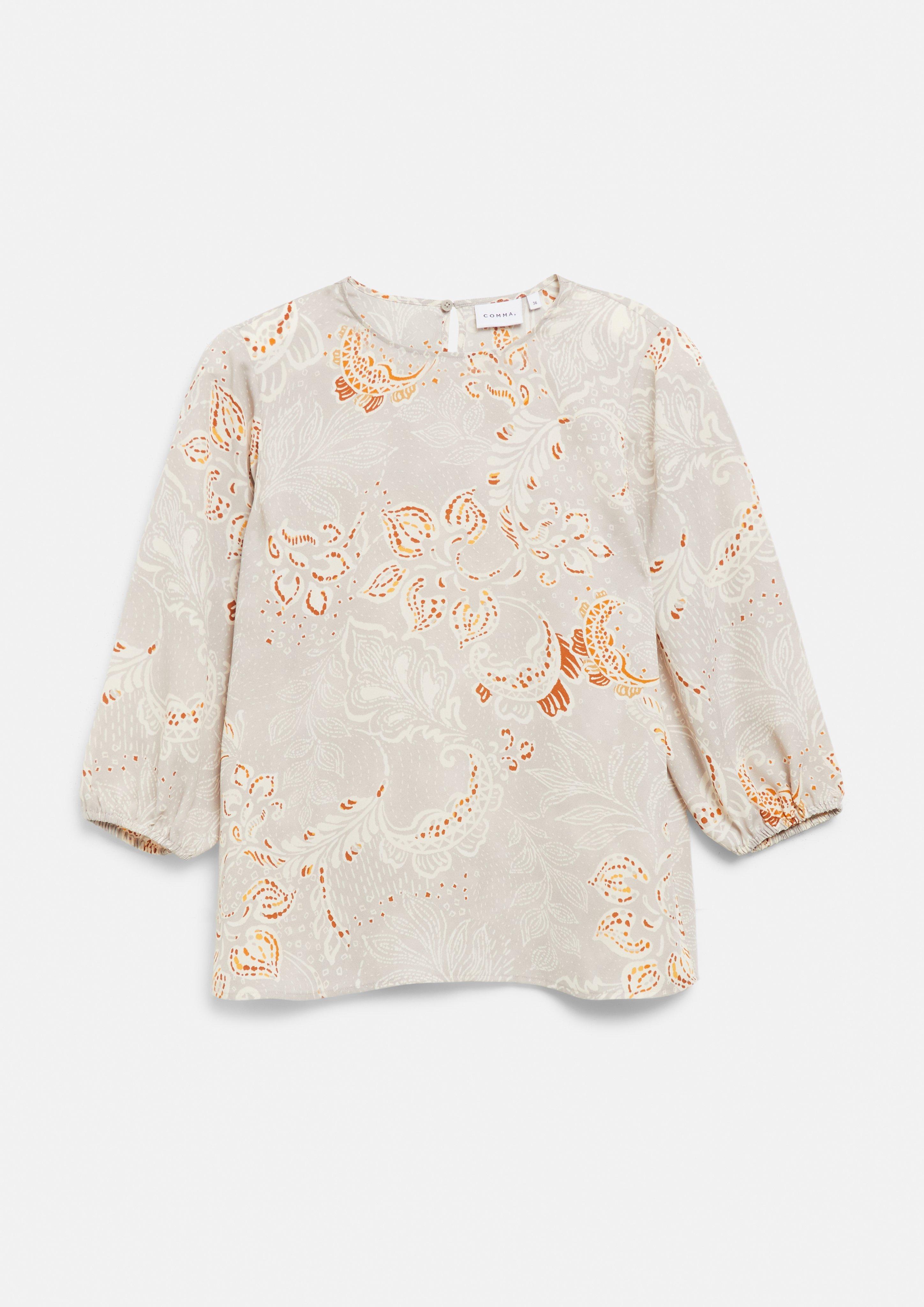 Blouse in beige by COMMA