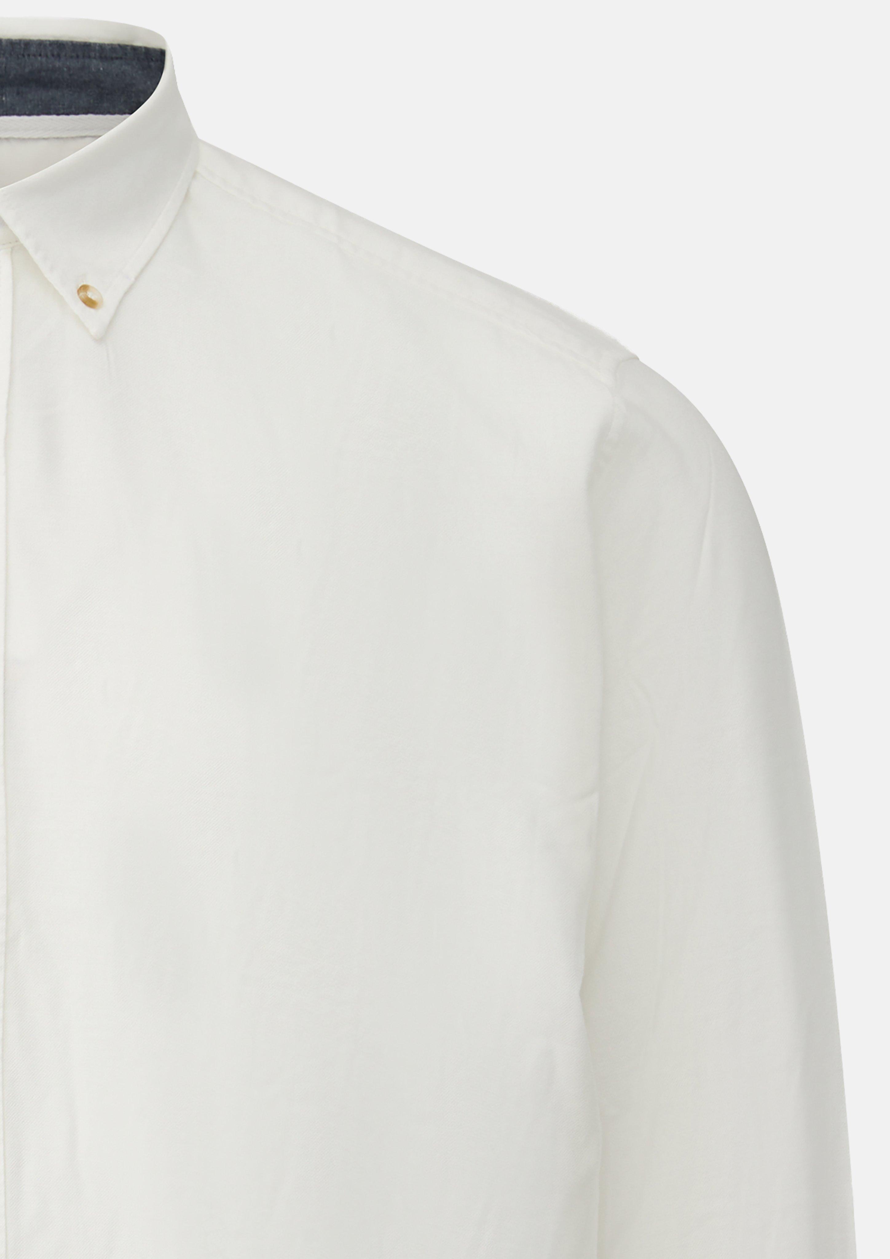 Páni Regular Fit: košeľa mäkká na dotyk s golierom na gombíky vo farbe krémová od s.Oliver Men Big Sizes
