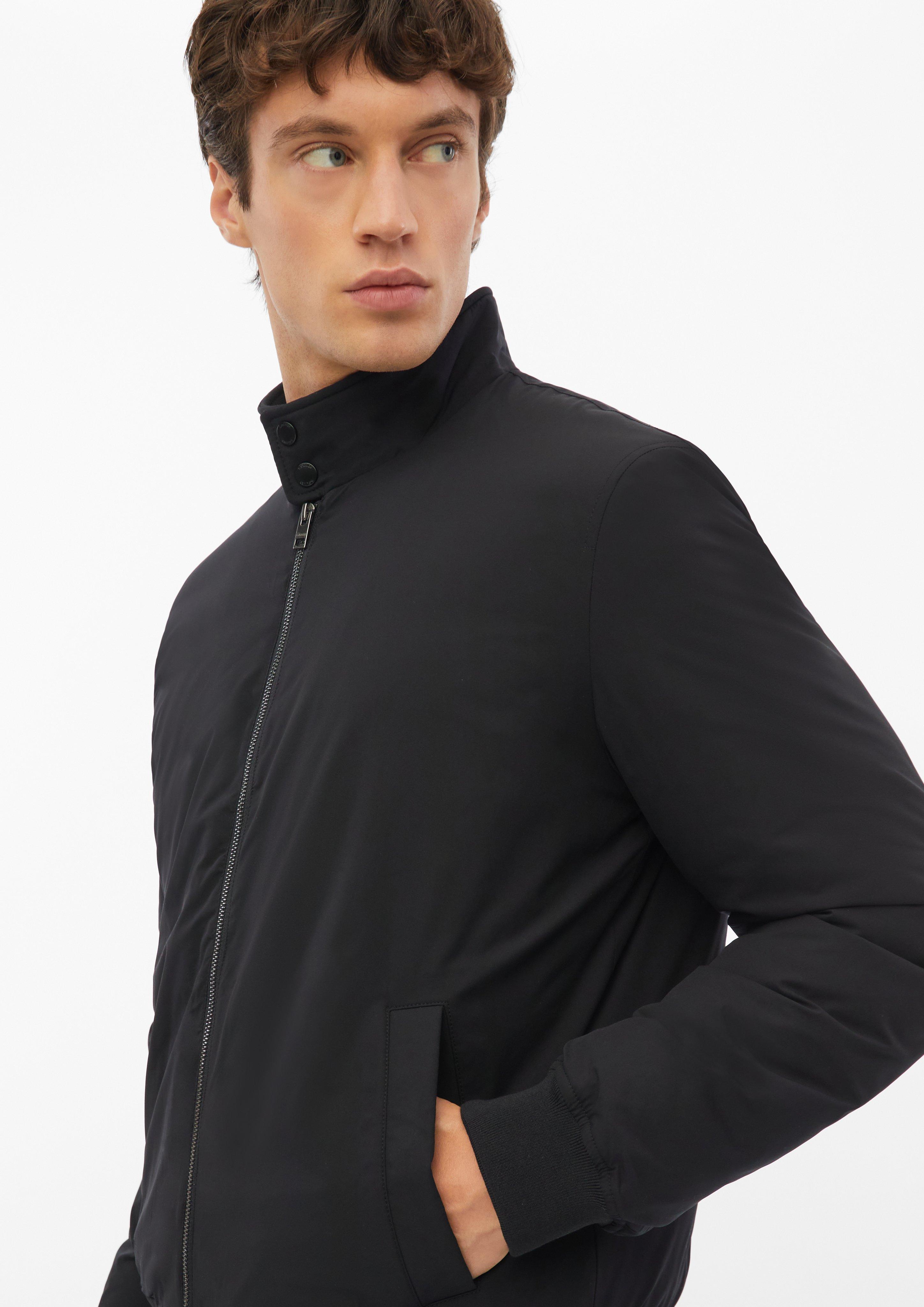 Herren Gefütterte Blouson-Jacke mit 100% Daune in schwarz von s.Oliver