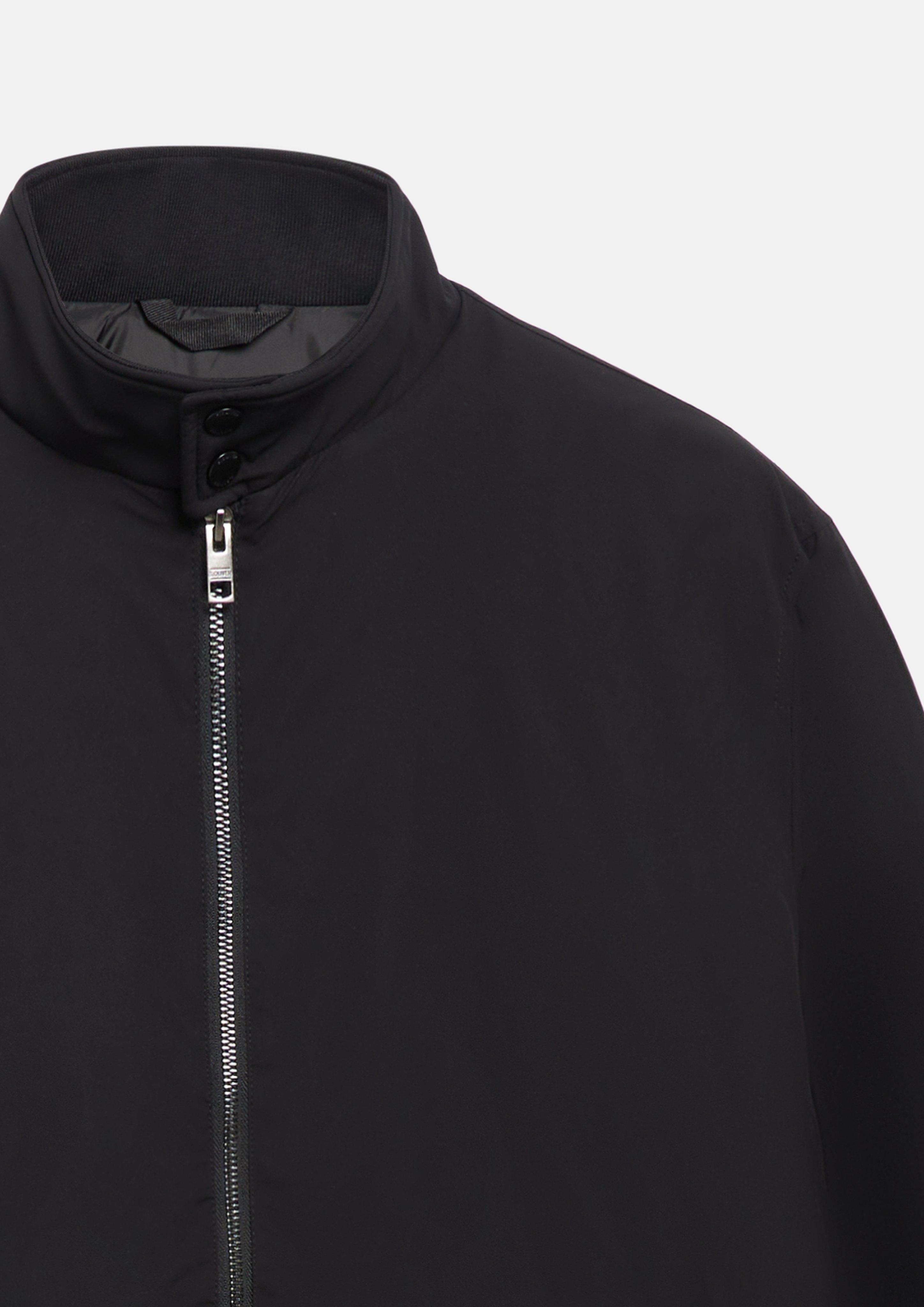 Herren Gefütterte Blouson-Jacke mit 100% Daune in schwarz von s.Oliver