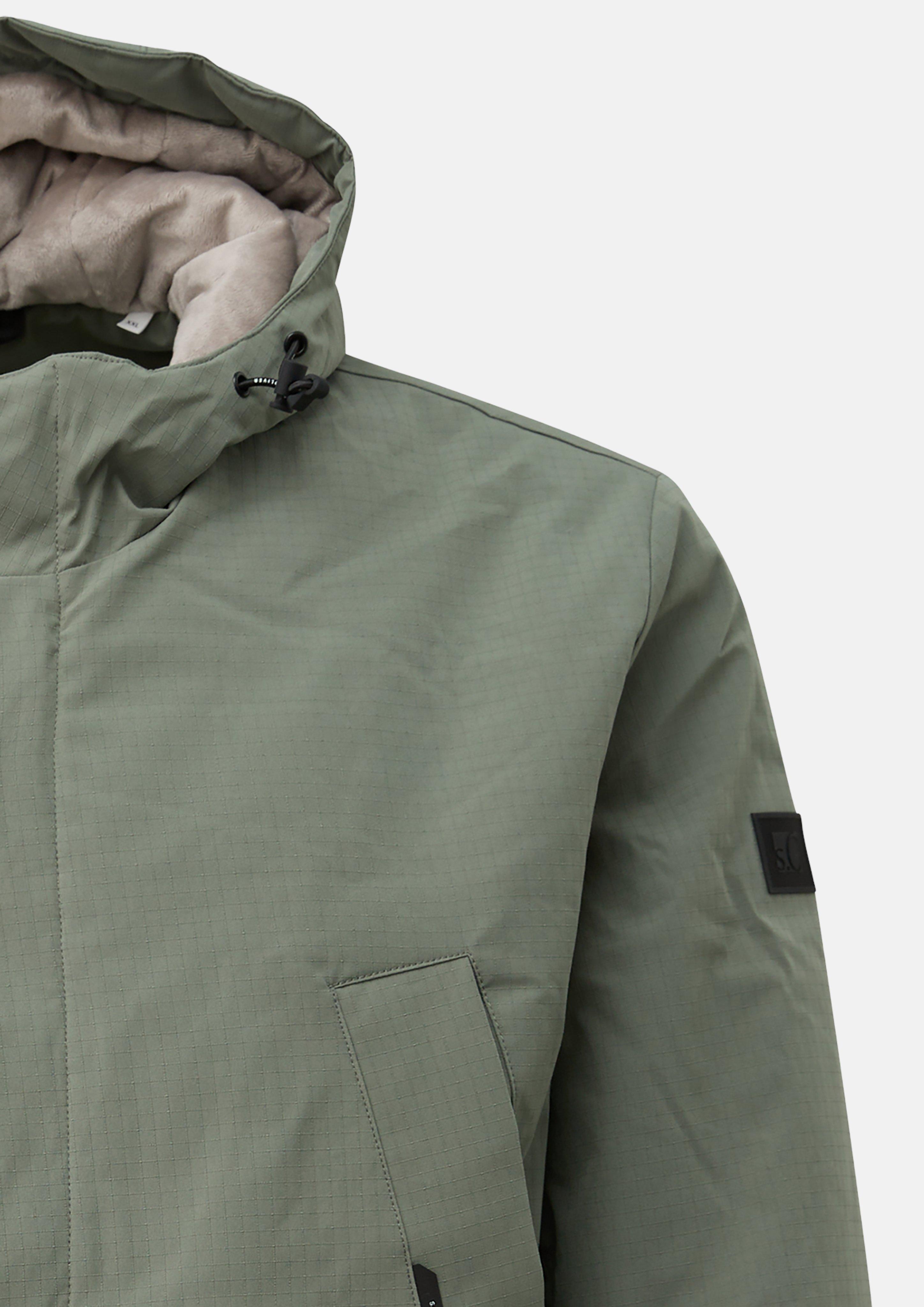 Men Outdoor jacket in olive by s.Oliver Men Big Sizes