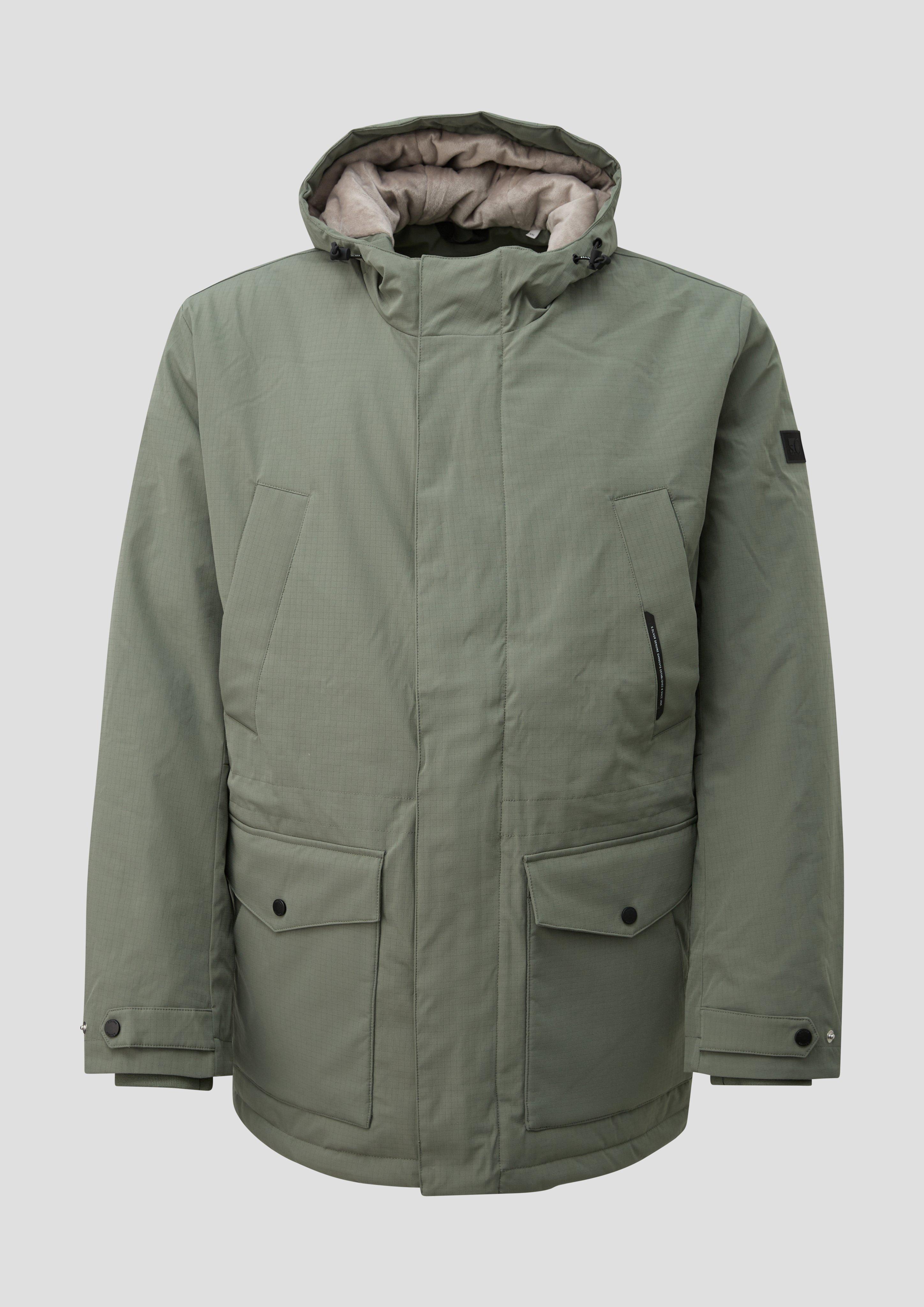 Outdoor jacket in olive by s.Oliver Men Big Sizes