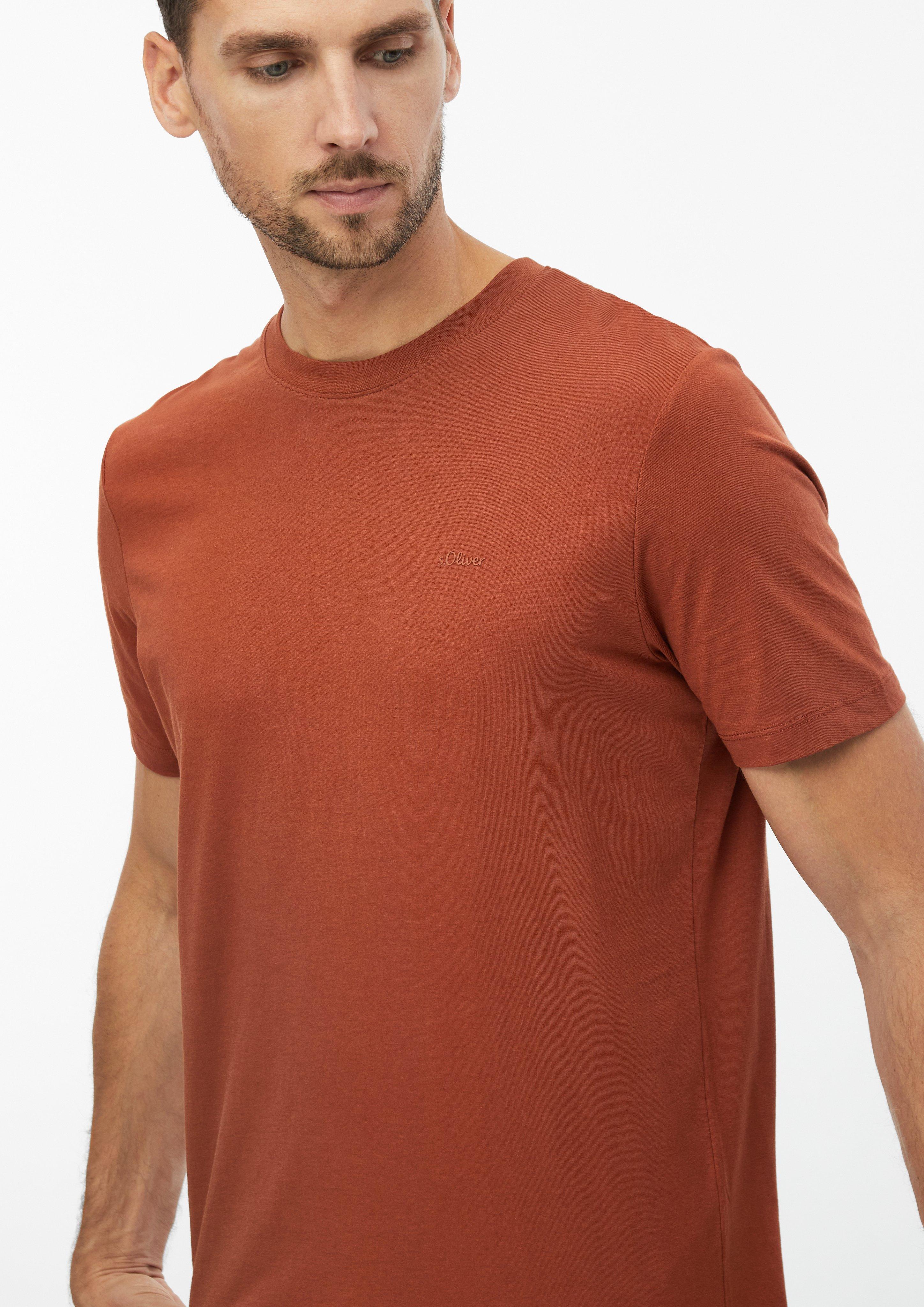 Hommes T-shirt en orange de s.Oliver