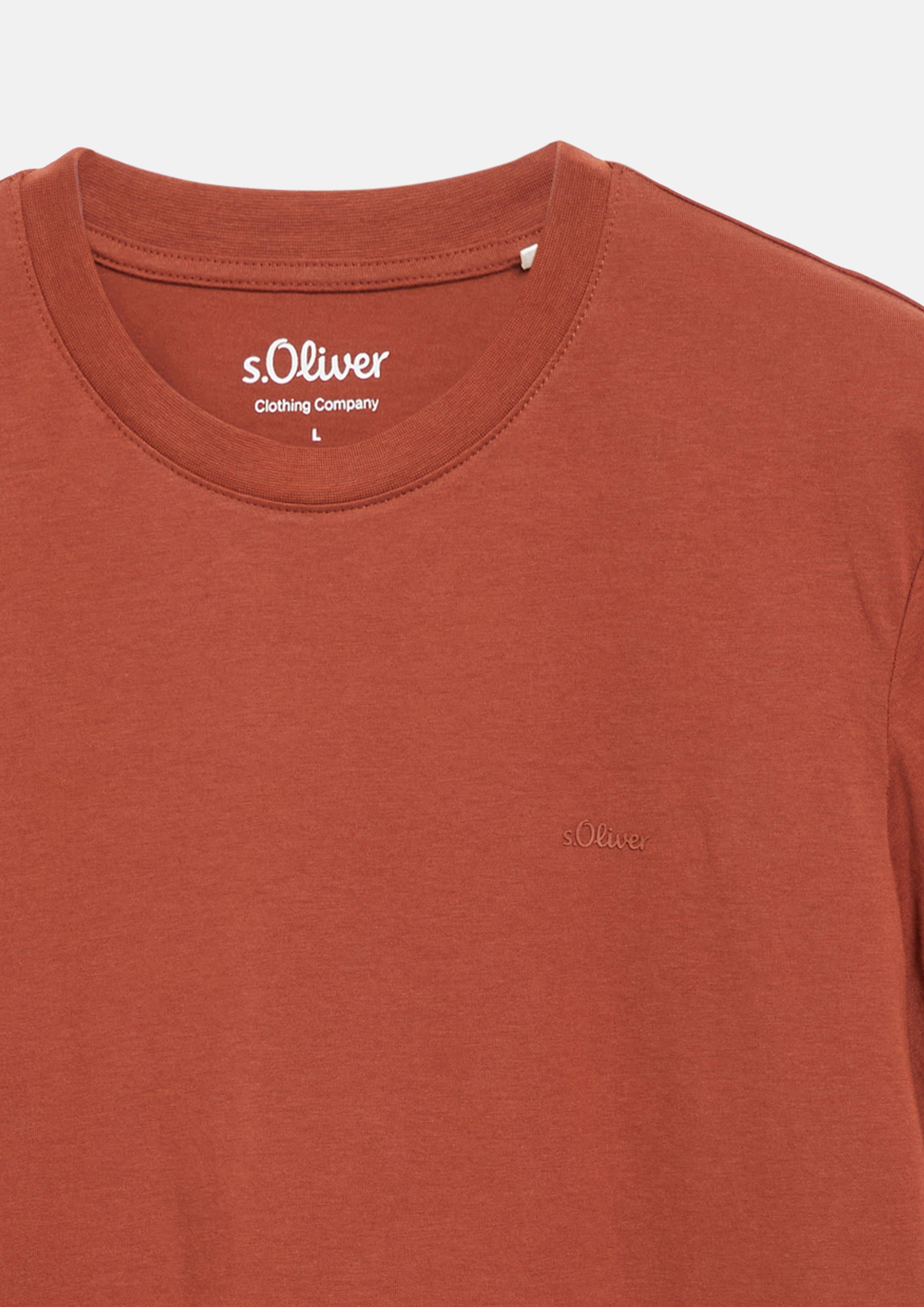 Hommes T-shirt en orange de s.Oliver