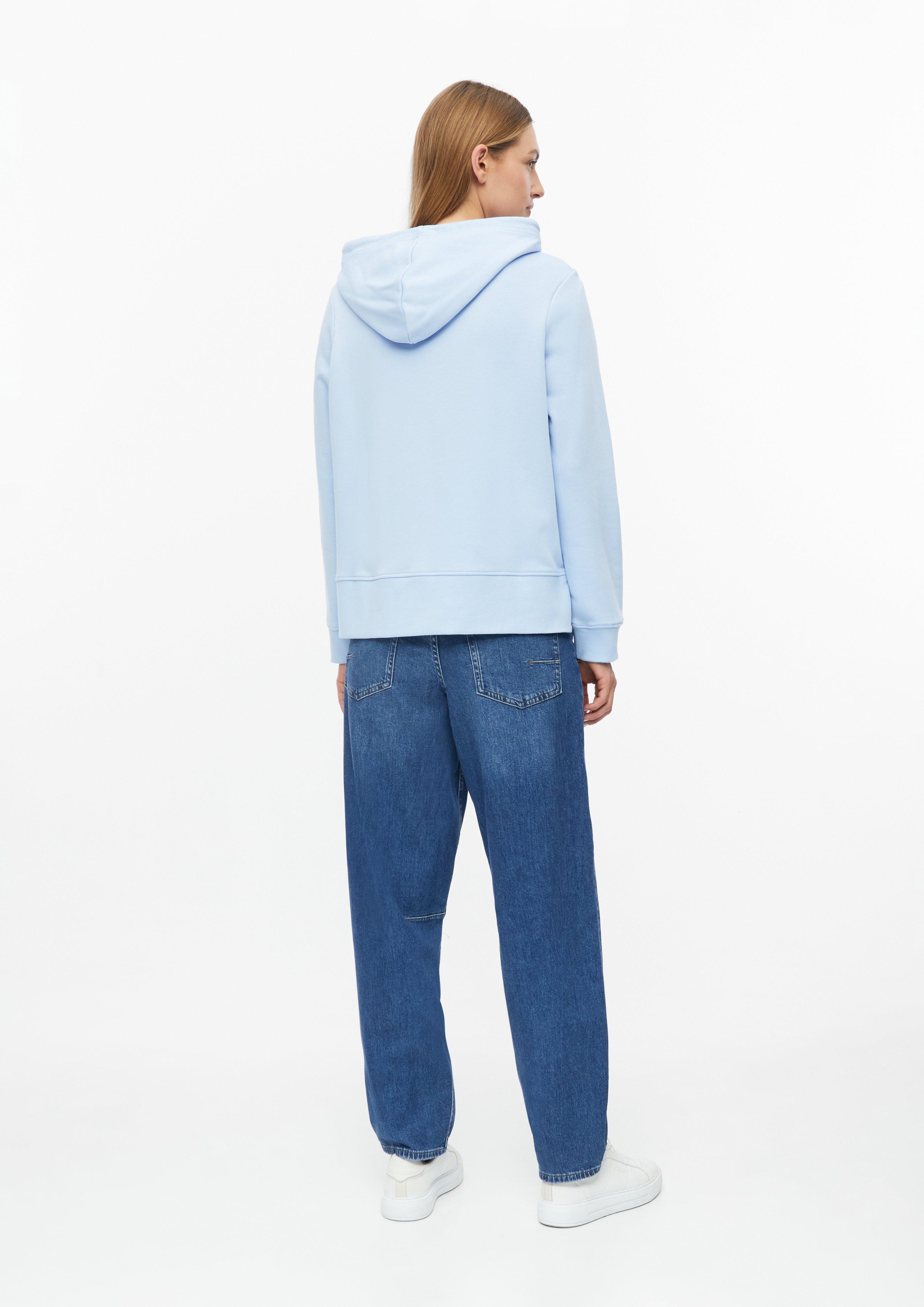 Damen Sweatshirt mit Kapuze im Relaxed Fit in blau von s.Oliver