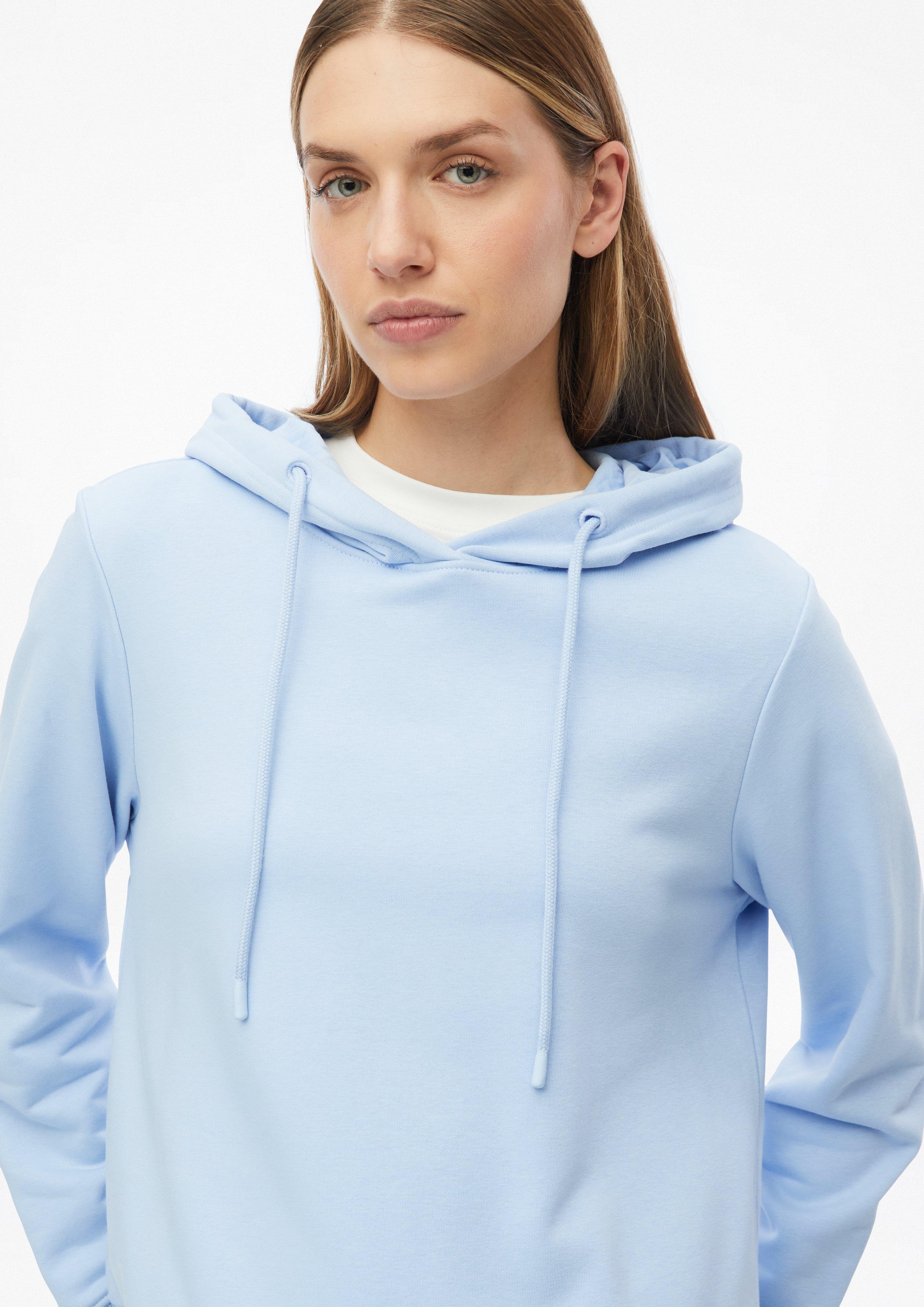 Damen Sweatshirt mit Kapuze im Relaxed Fit in blau von s.Oliver