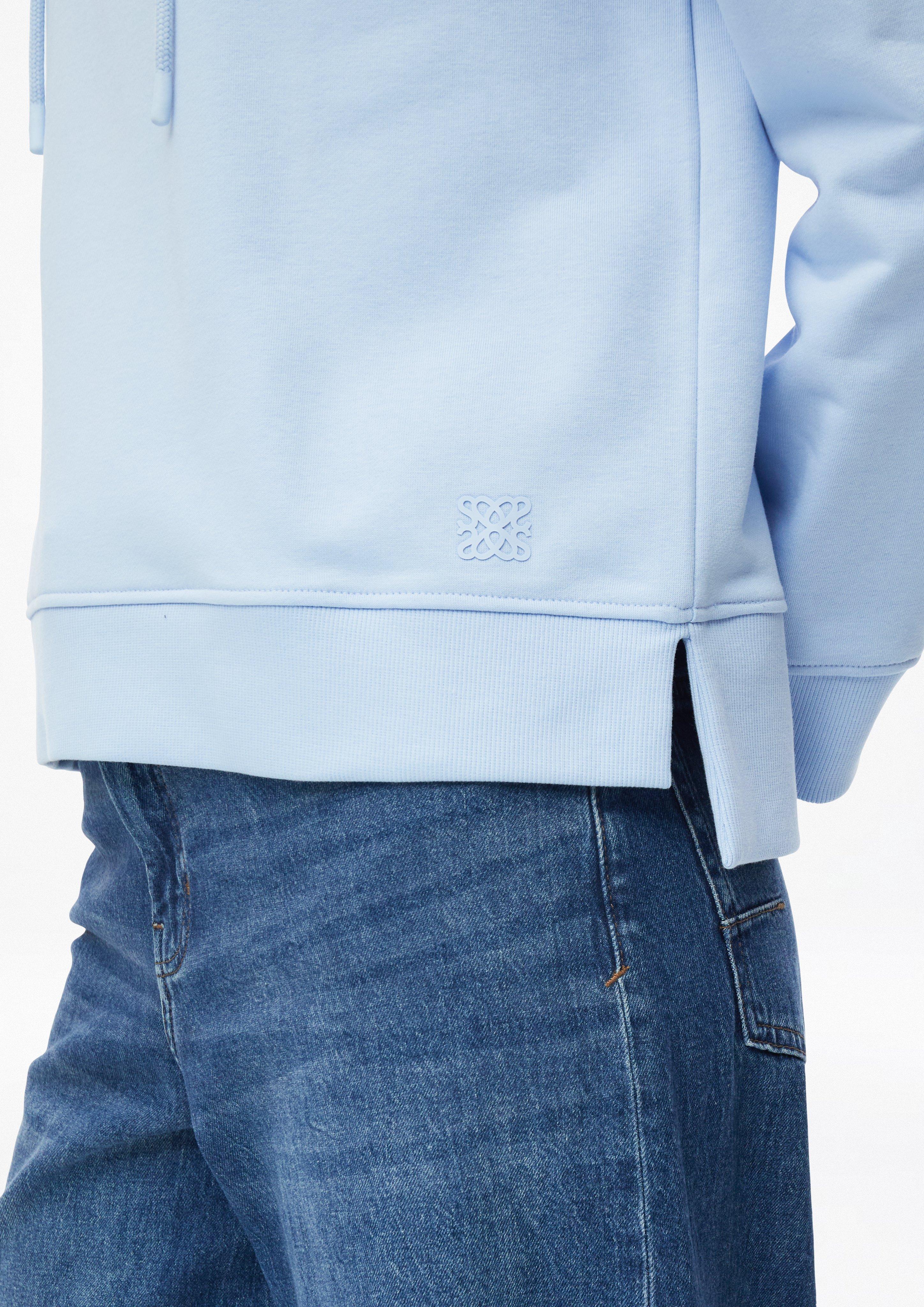 Damen Sweatshirt mit Kapuze im Relaxed Fit in blau von s.Oliver