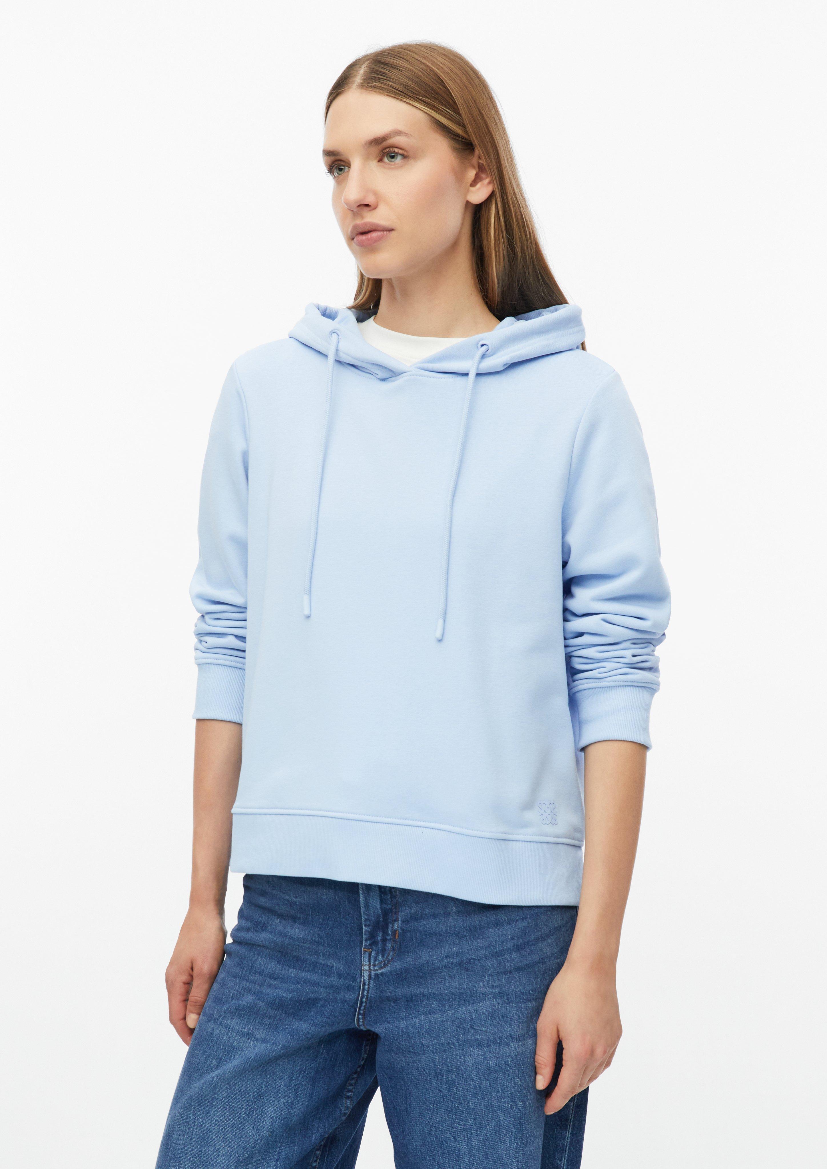 Damen Sweatshirt mit Kapuze im Relaxed Fit in blau von s.Oliver