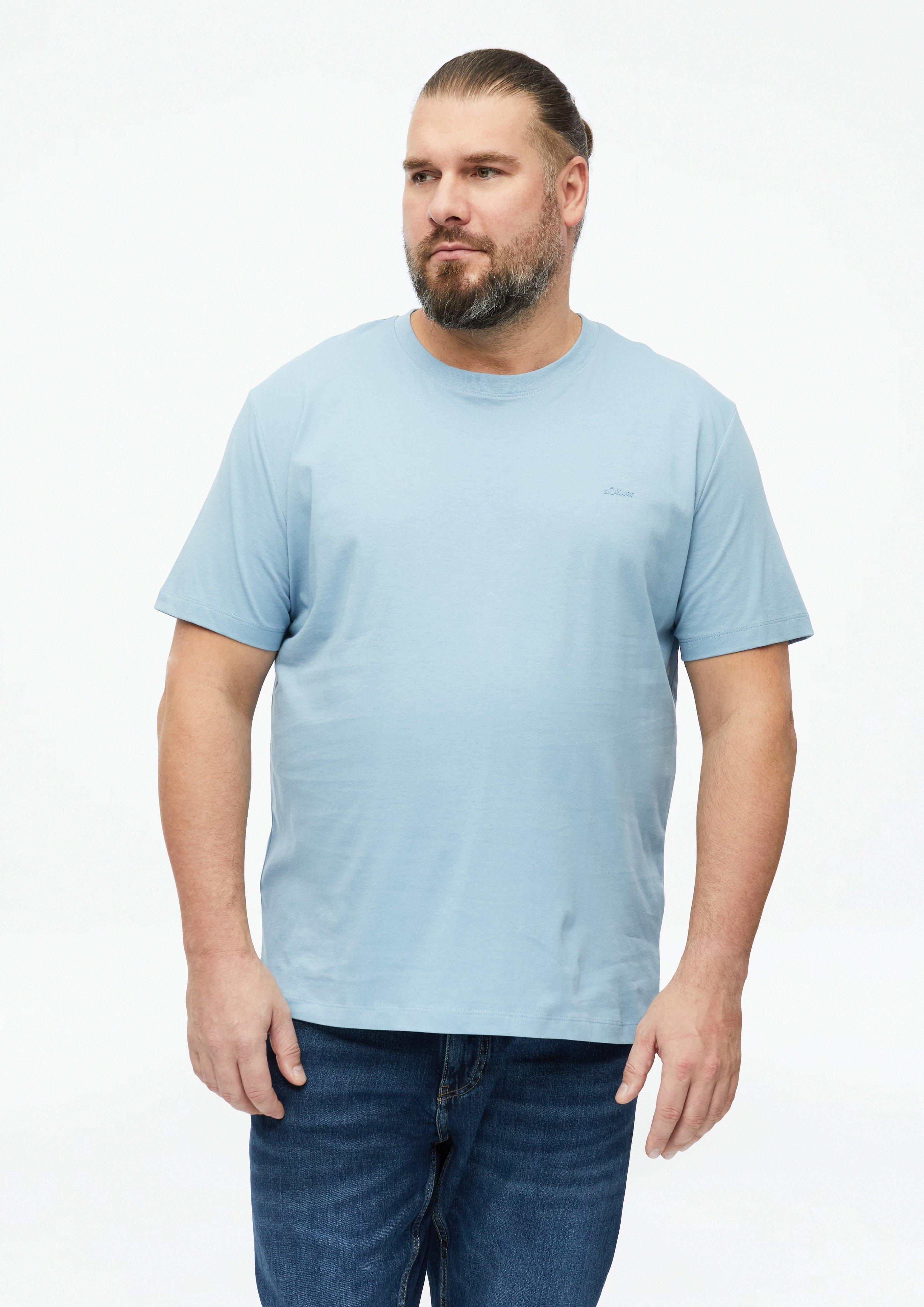 T-Shirt in Farbe blau von s.Oliver Men Big Sizes