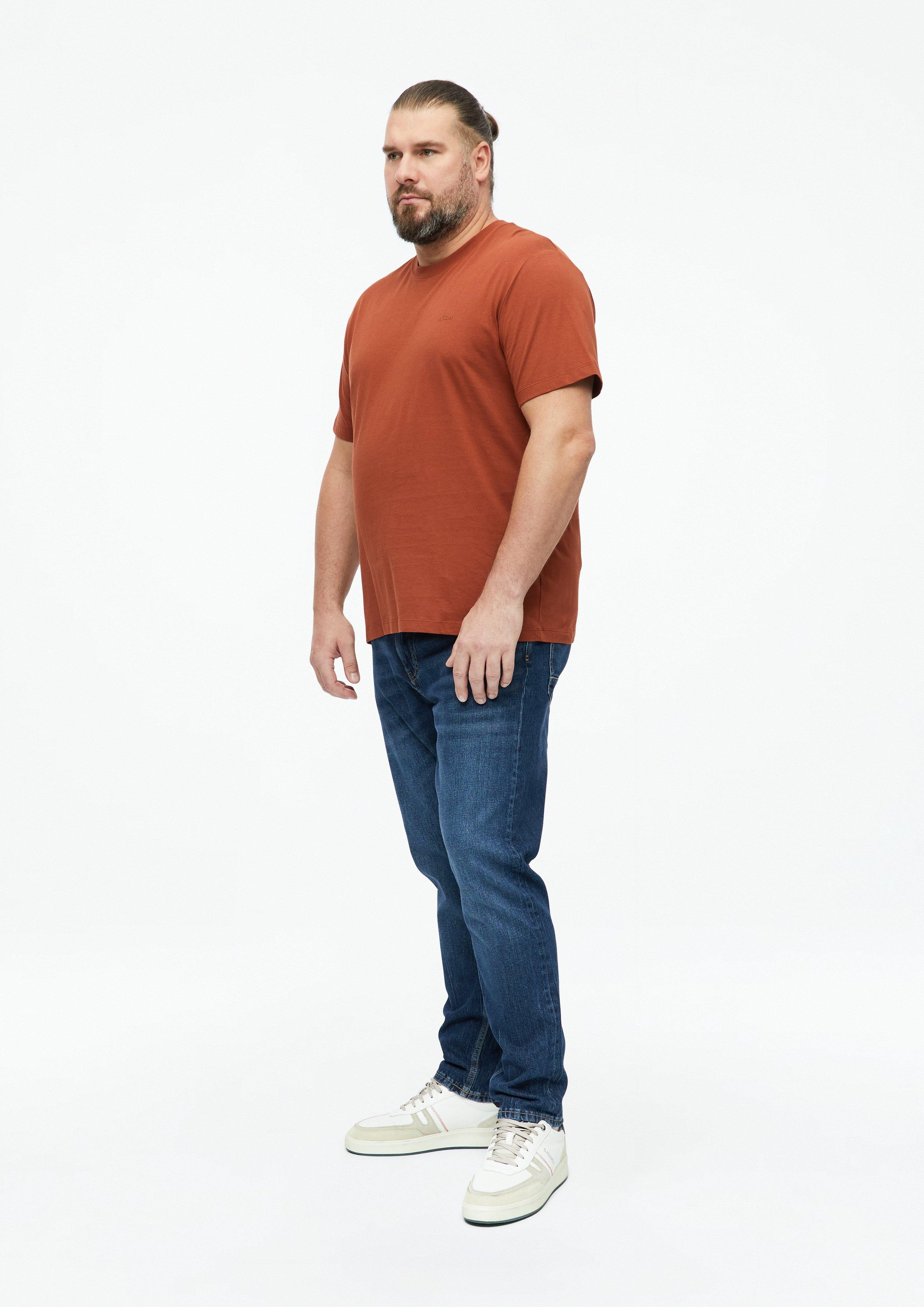 Herren T-Shirt in orange von s.Oliver Men Big Sizes