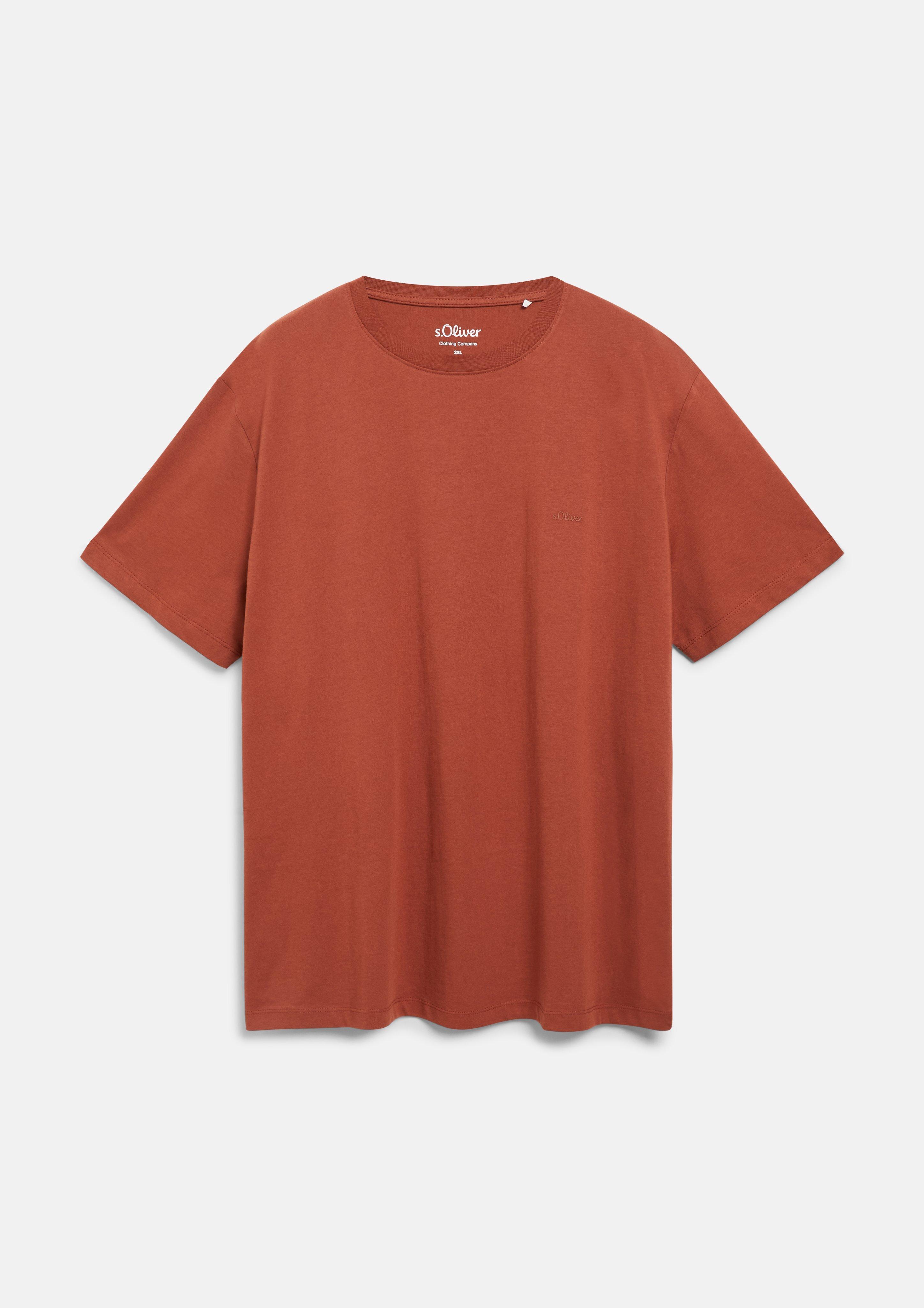 Herren T-Shirt in terrakotta von s.Oliver Men Big Sizes