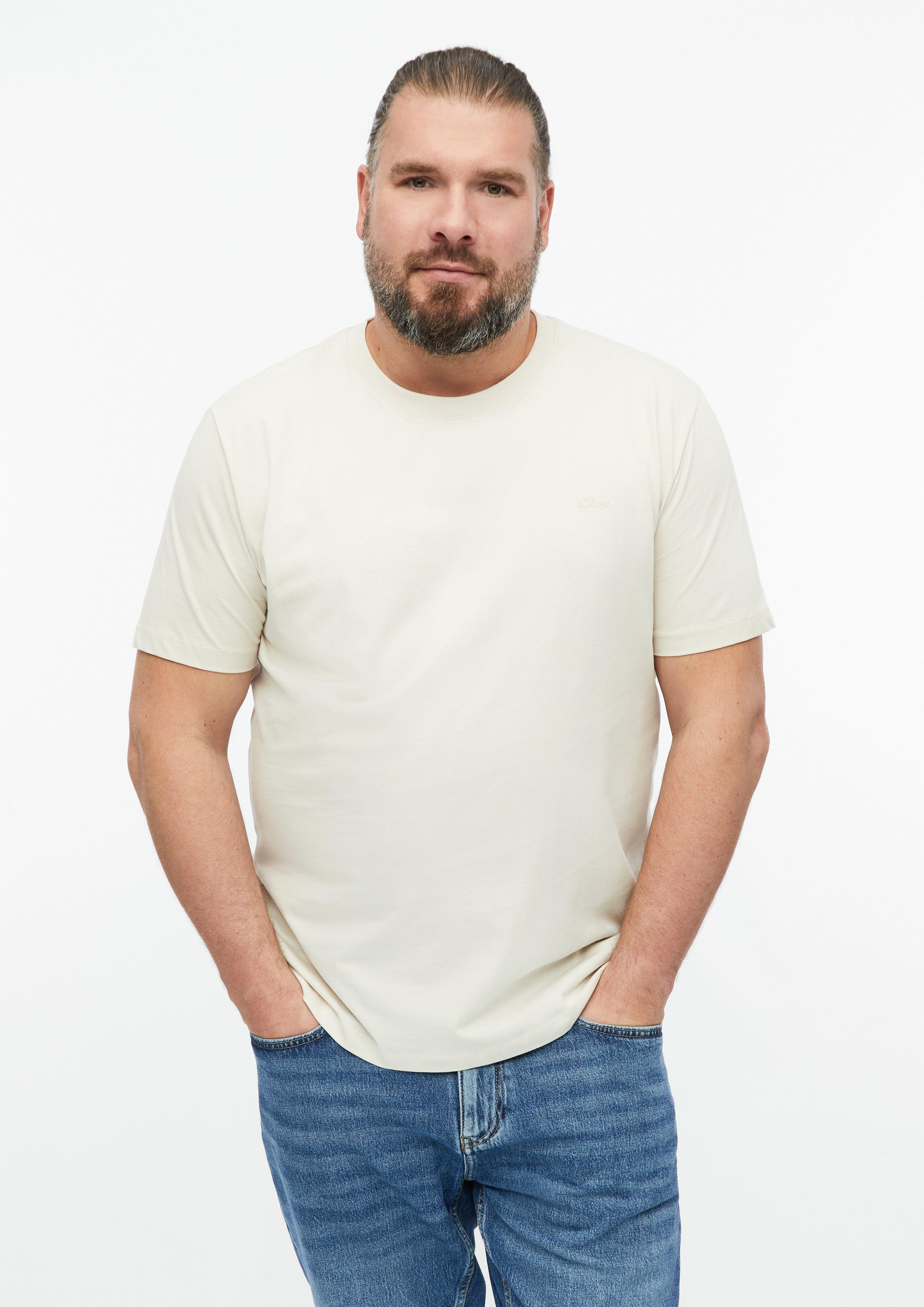 Majica kratkih rukav u boji svijetlo bež od s.Oliver Men Big Sizes
