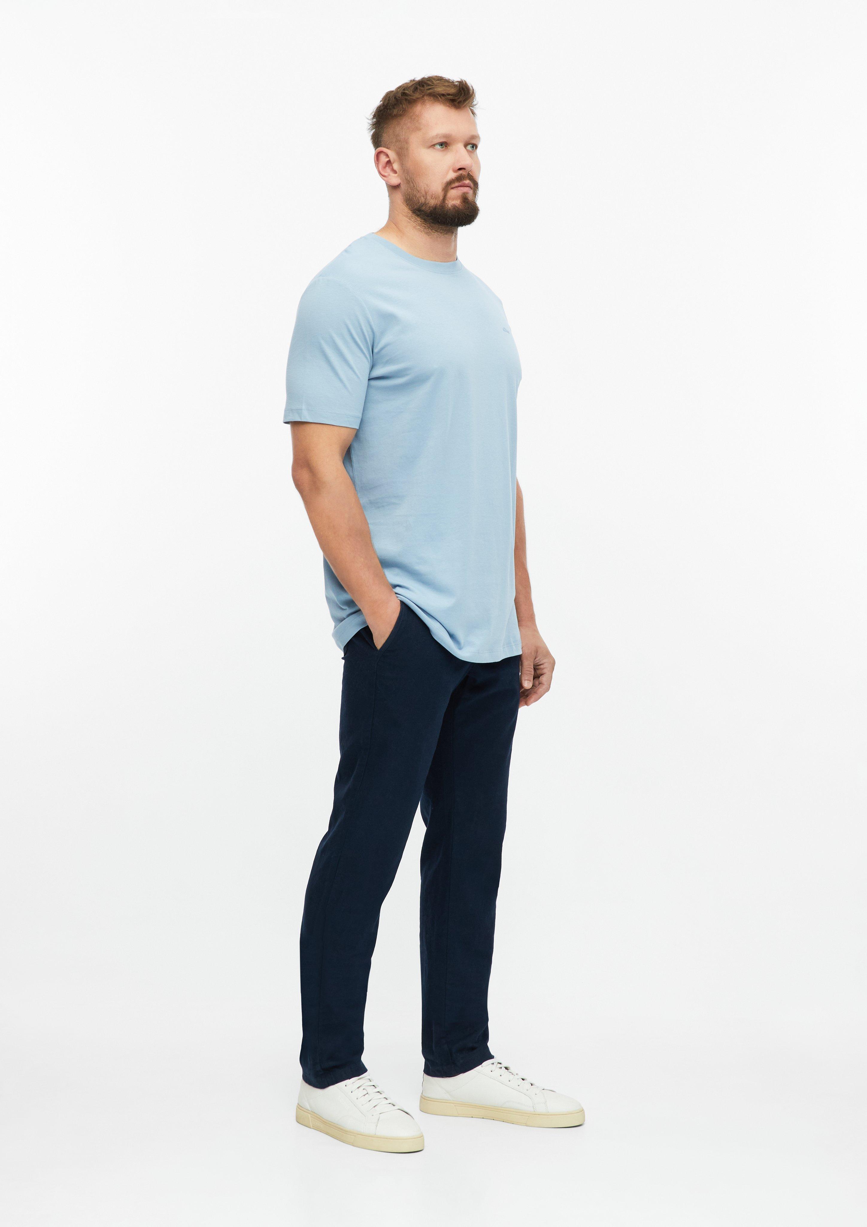 Men T-Shirt in blue by s.Oliver Men Tall Sizes