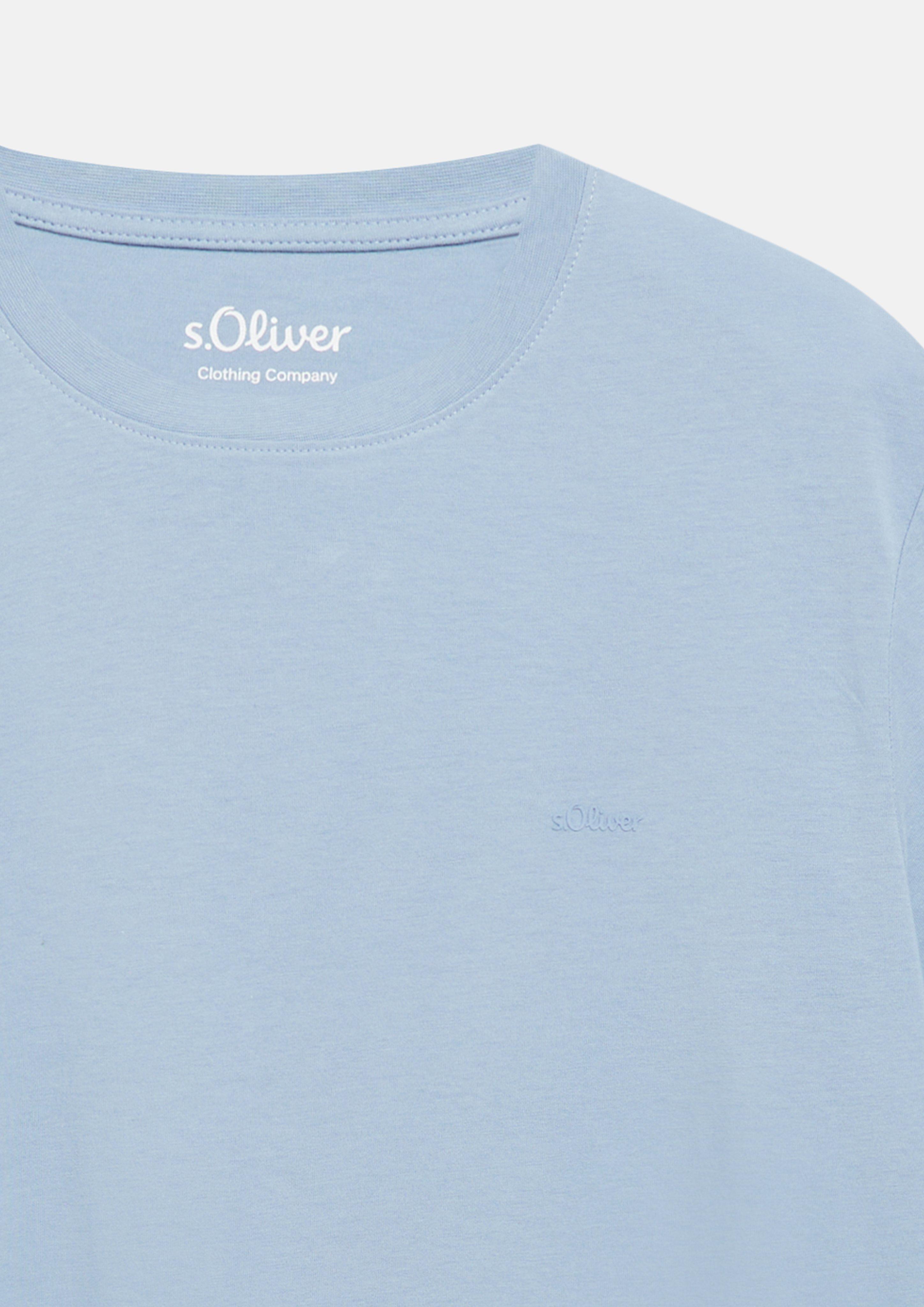 Men T-Shirt in blue by s.Oliver Men Tall Sizes