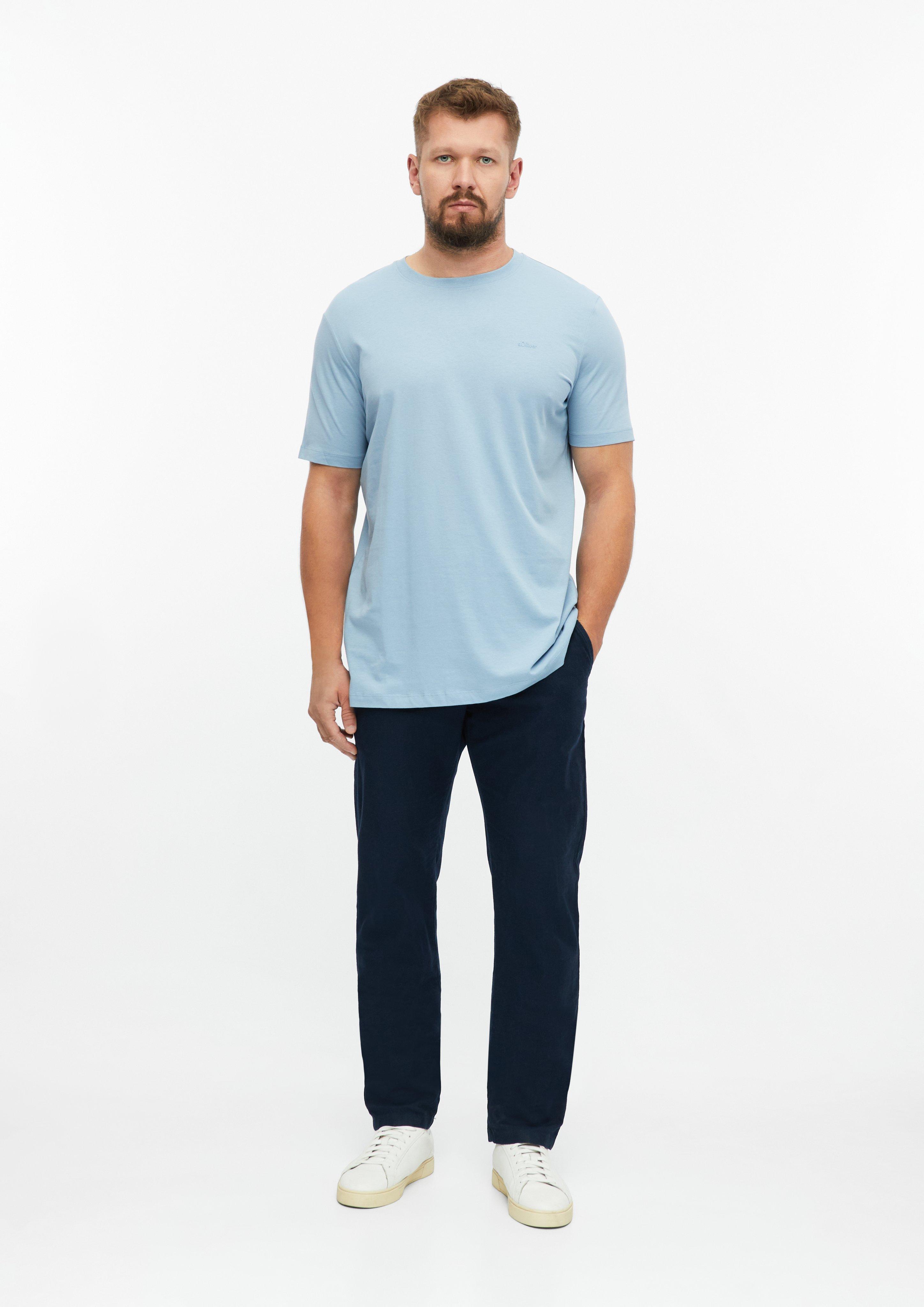 Men T-Shirt in blue by s.Oliver Men Tall Sizes