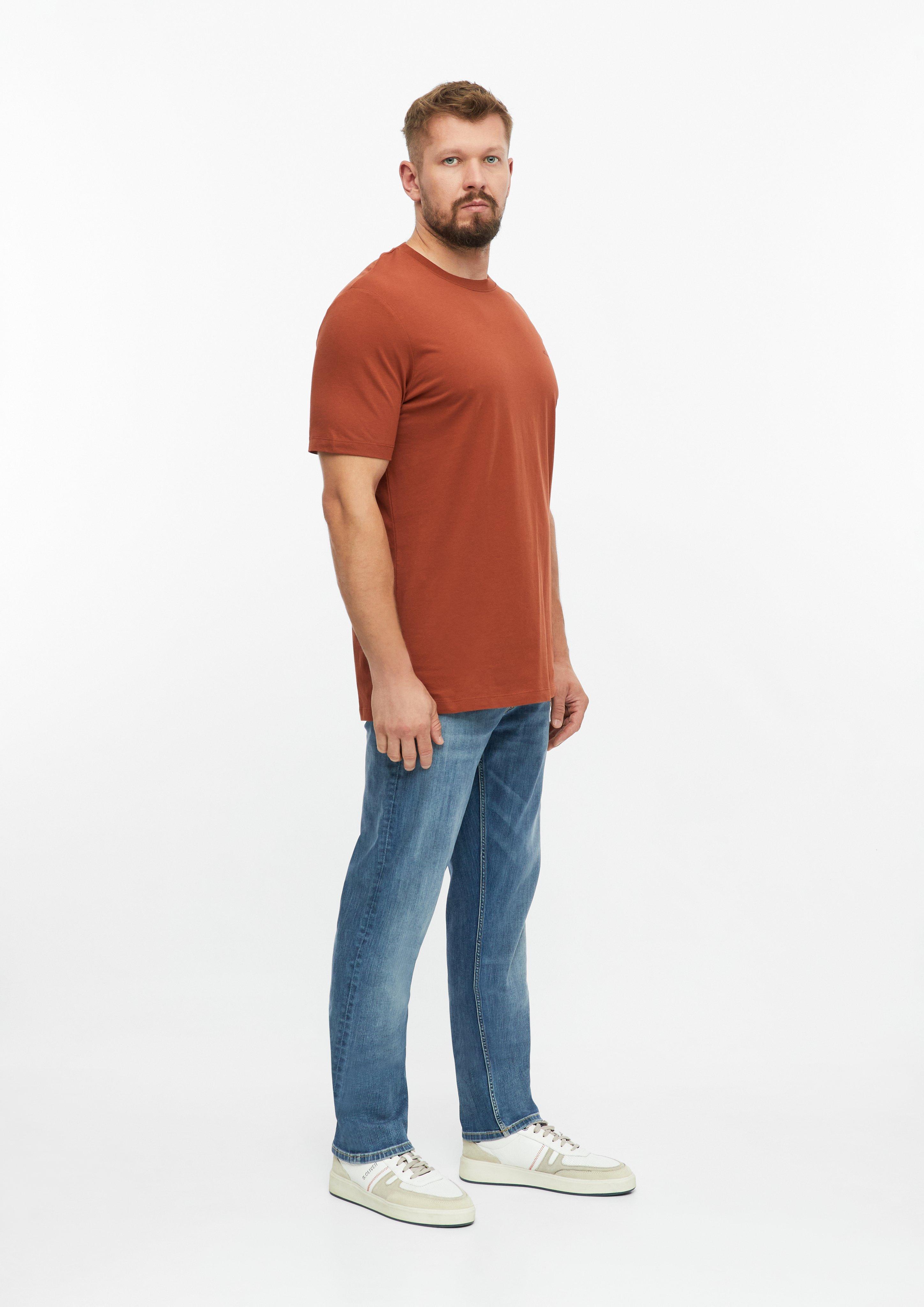 Muškarci Majica kratkih rukav u boji narančasta od s.Oliver Men Tall Sizes