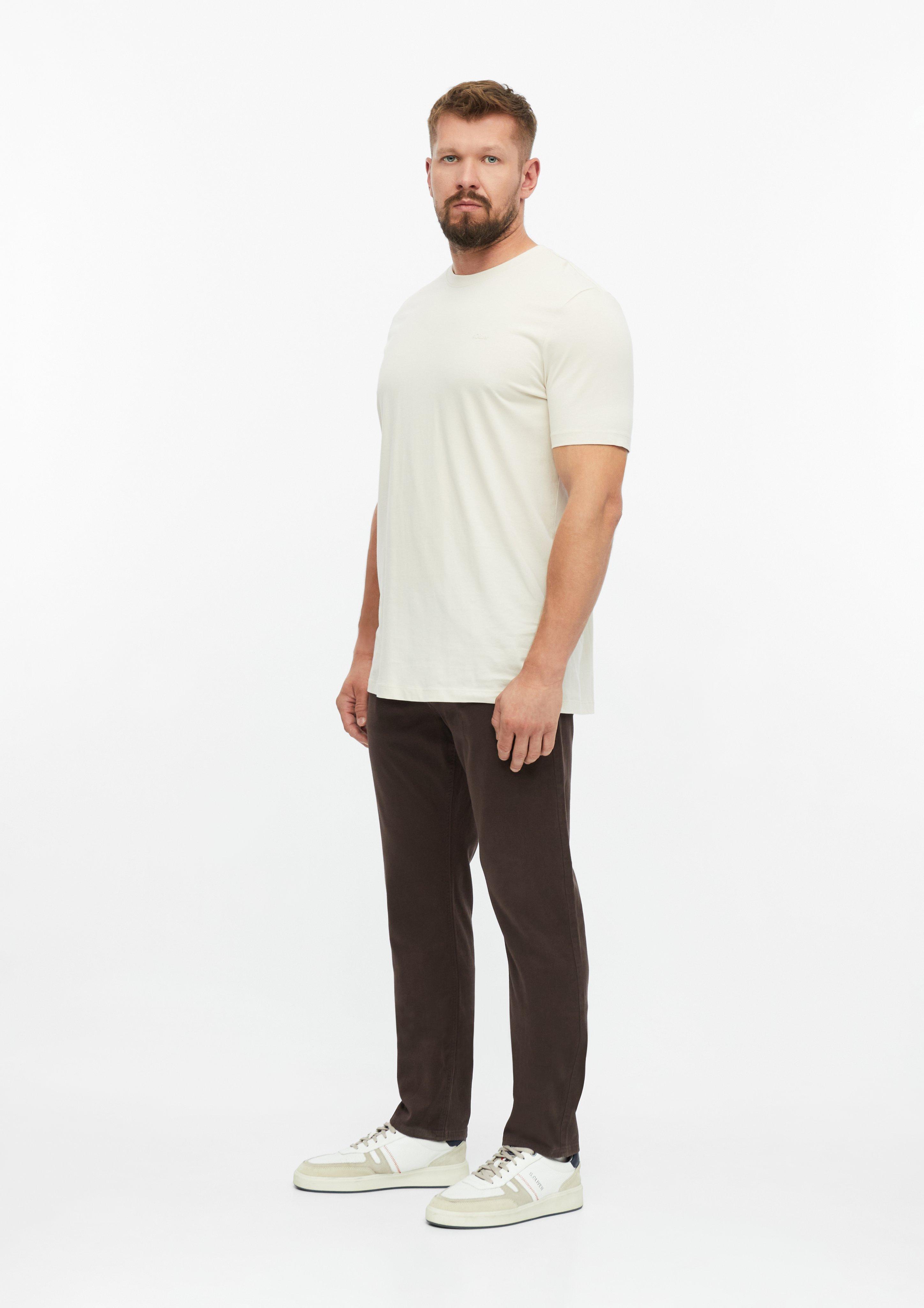 Men T-Shirt in beige by s.Oliver Men Tall Sizes
