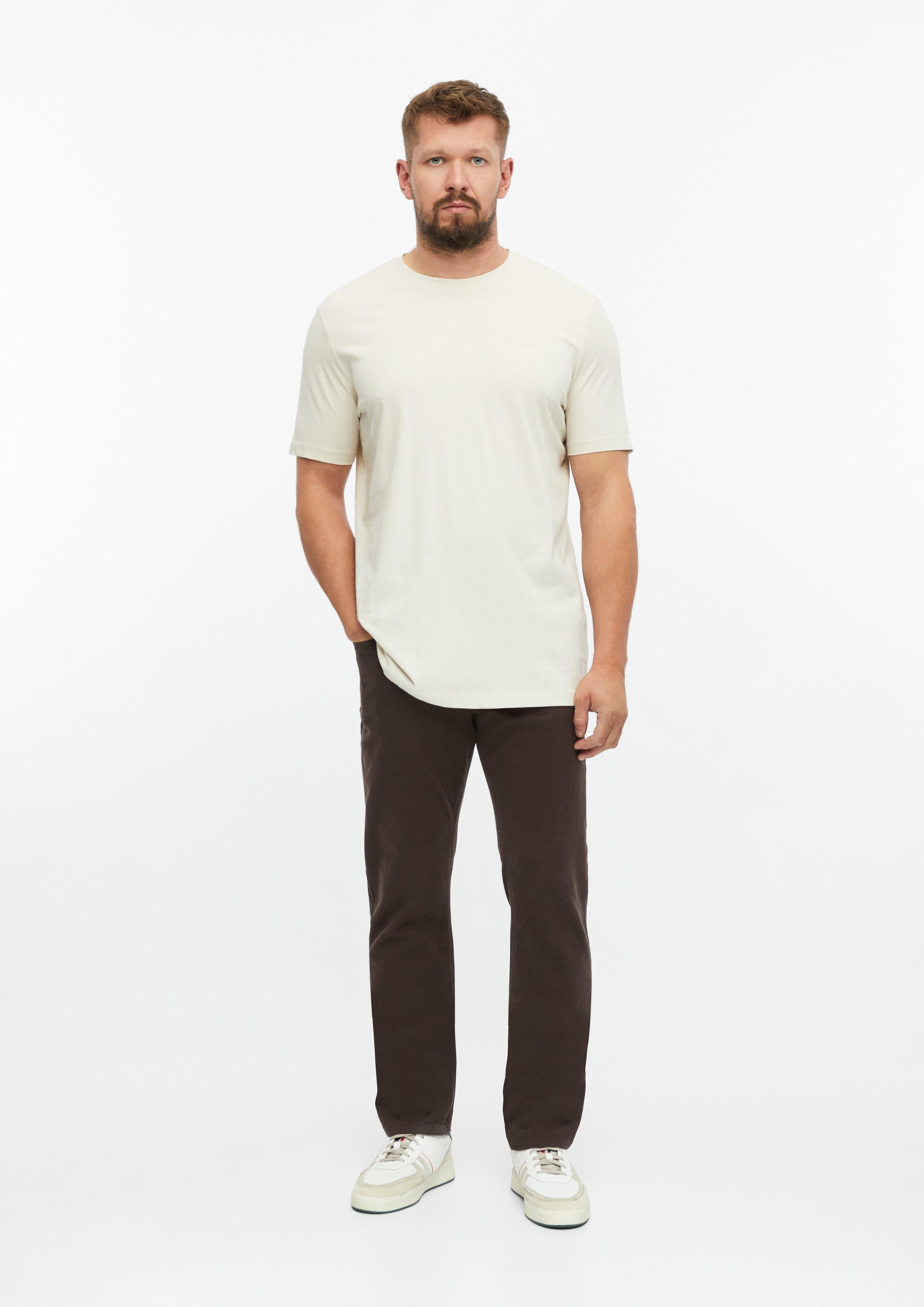 Men T-Shirt in beige by s.Oliver Men Tall Sizes