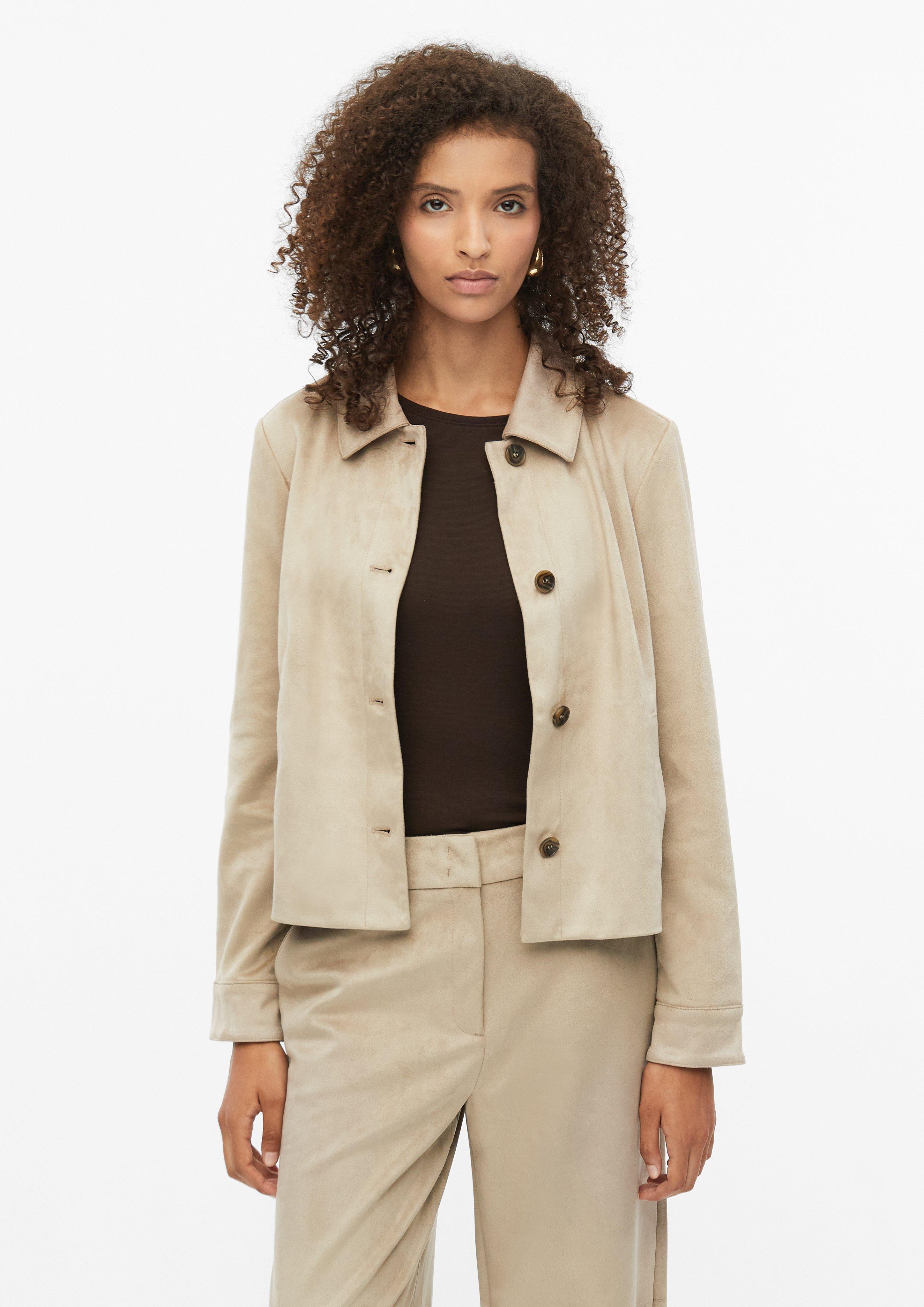 Indoor-Jacke in Farbe hellbraun von s.Oliver BLACK LABEL