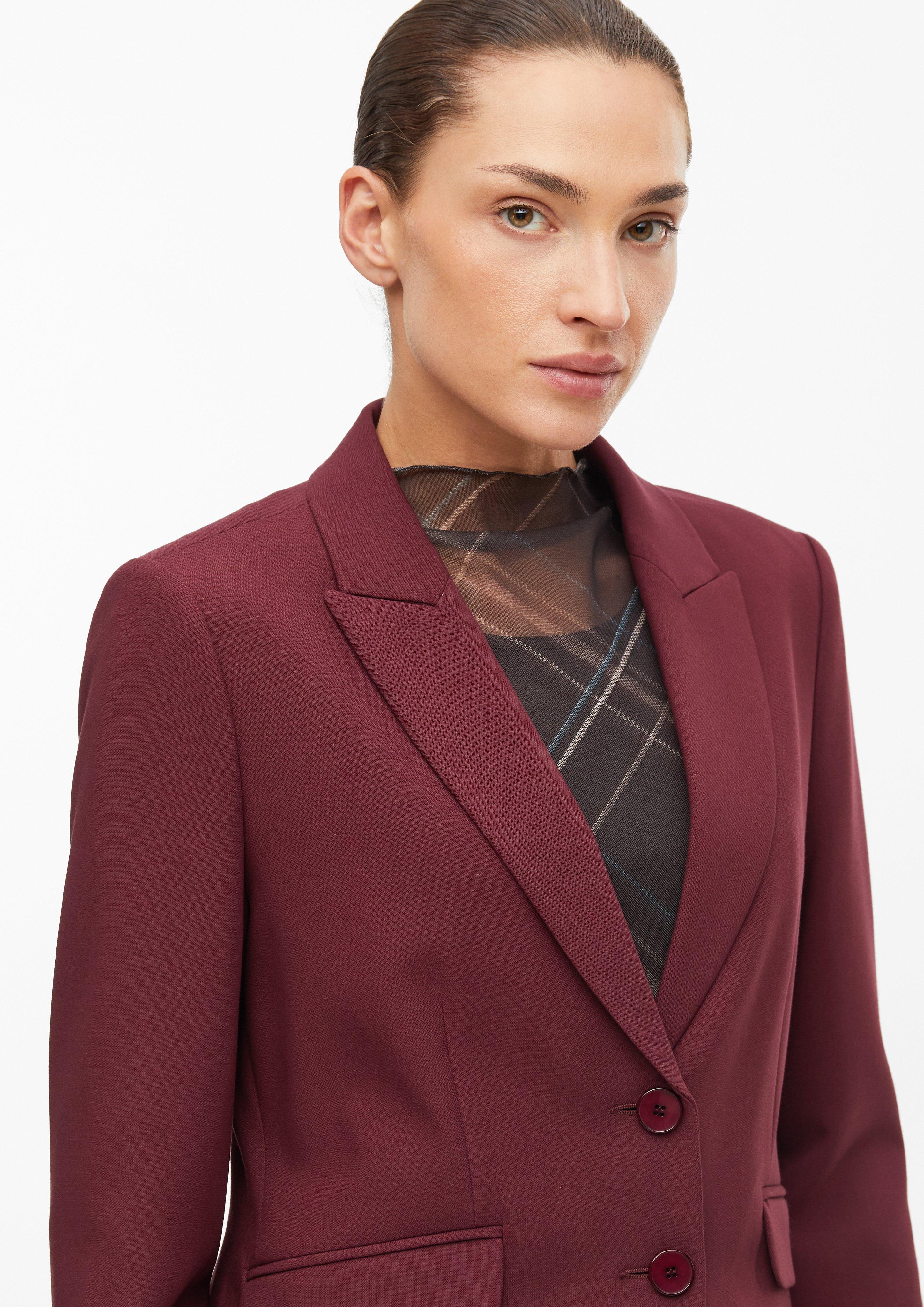 Dámy Blejzr se střihem Slim Fit v barvě červená od s.Oliver BLACK LABEL
