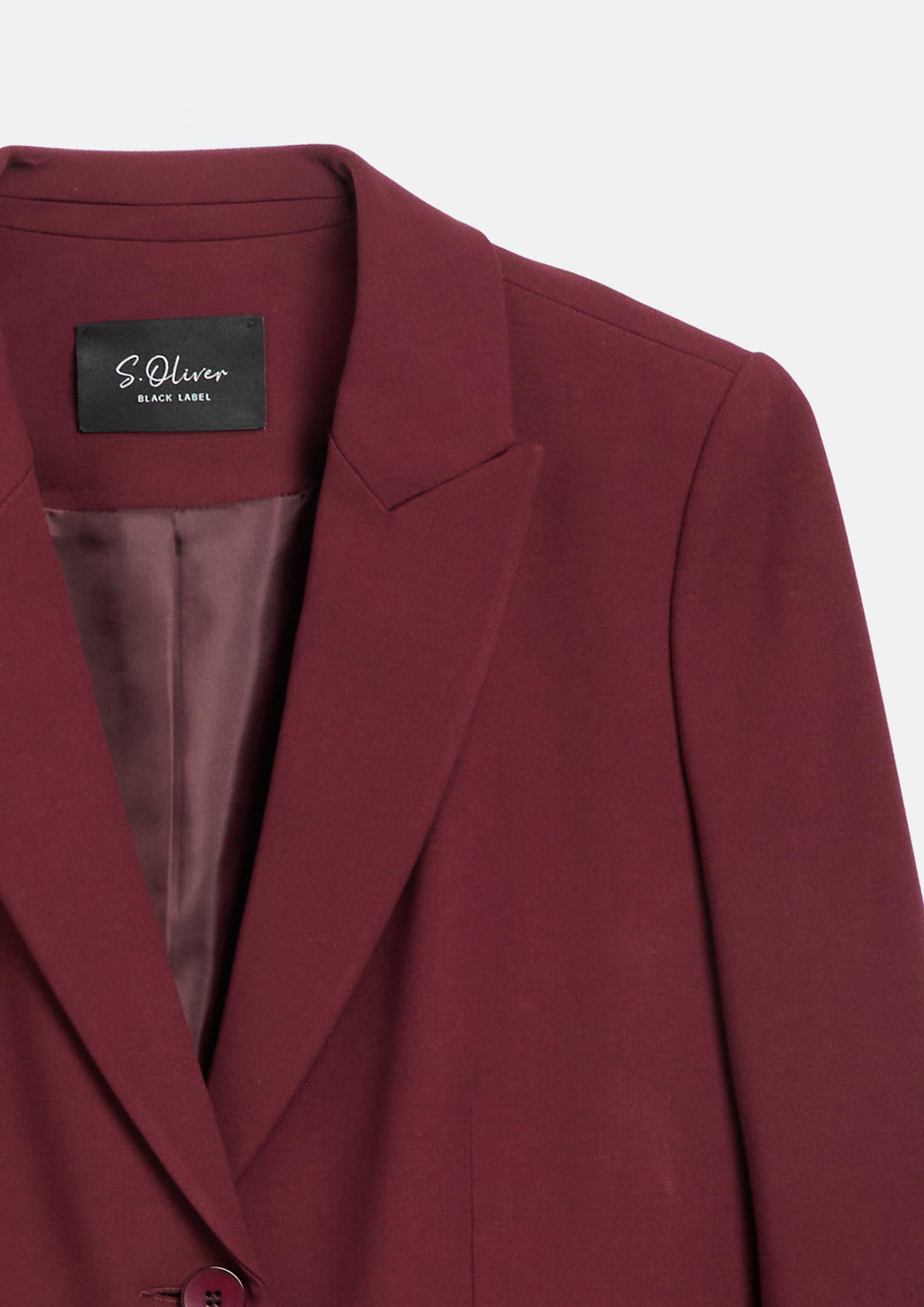 Dámy Blejzr se střihem Slim Fit v barvě červená od s.Oliver BLACK LABEL