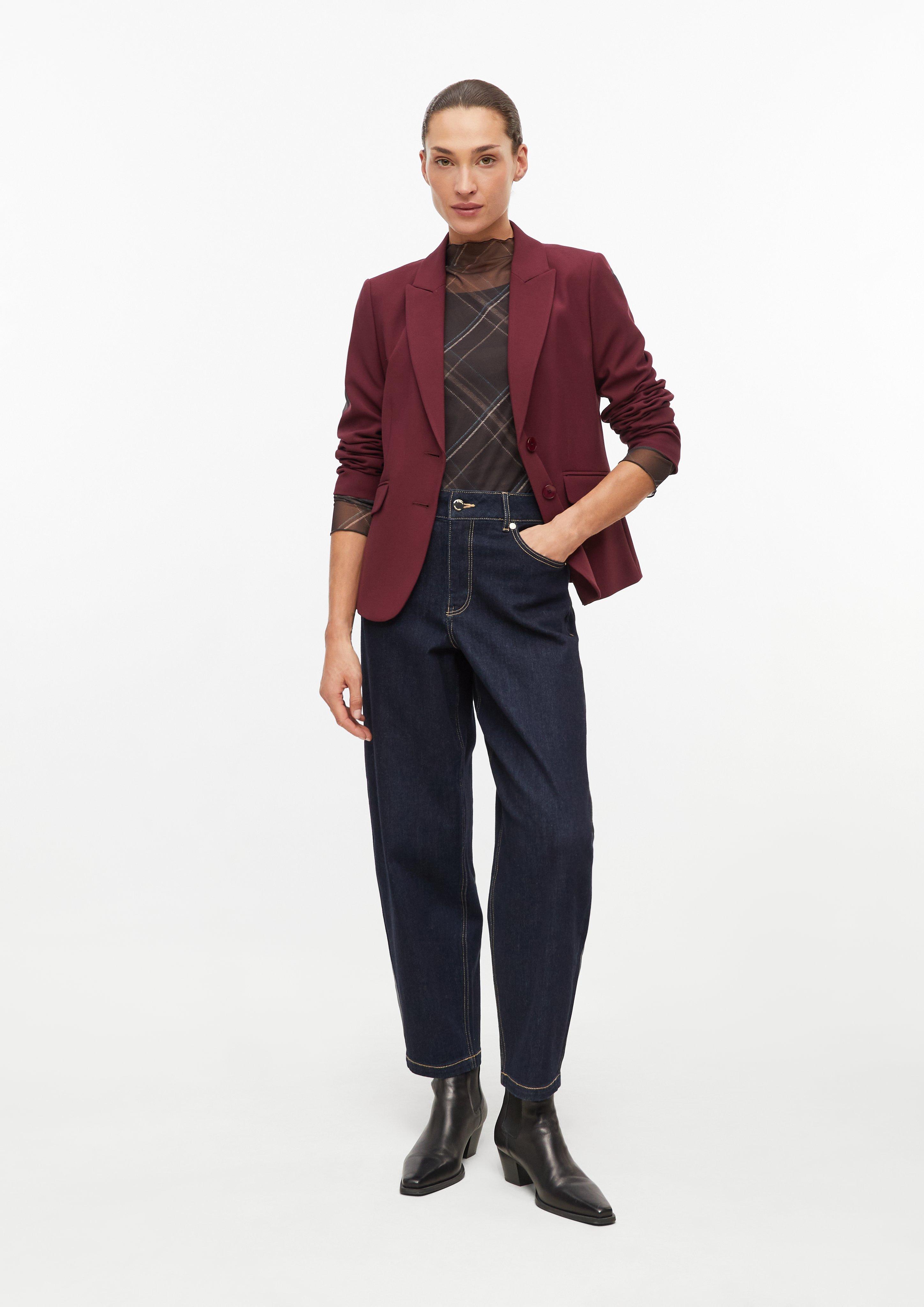 Dámy Blejzr se střihem Slim Fit v barvě červená od s.Oliver BLACK LABEL