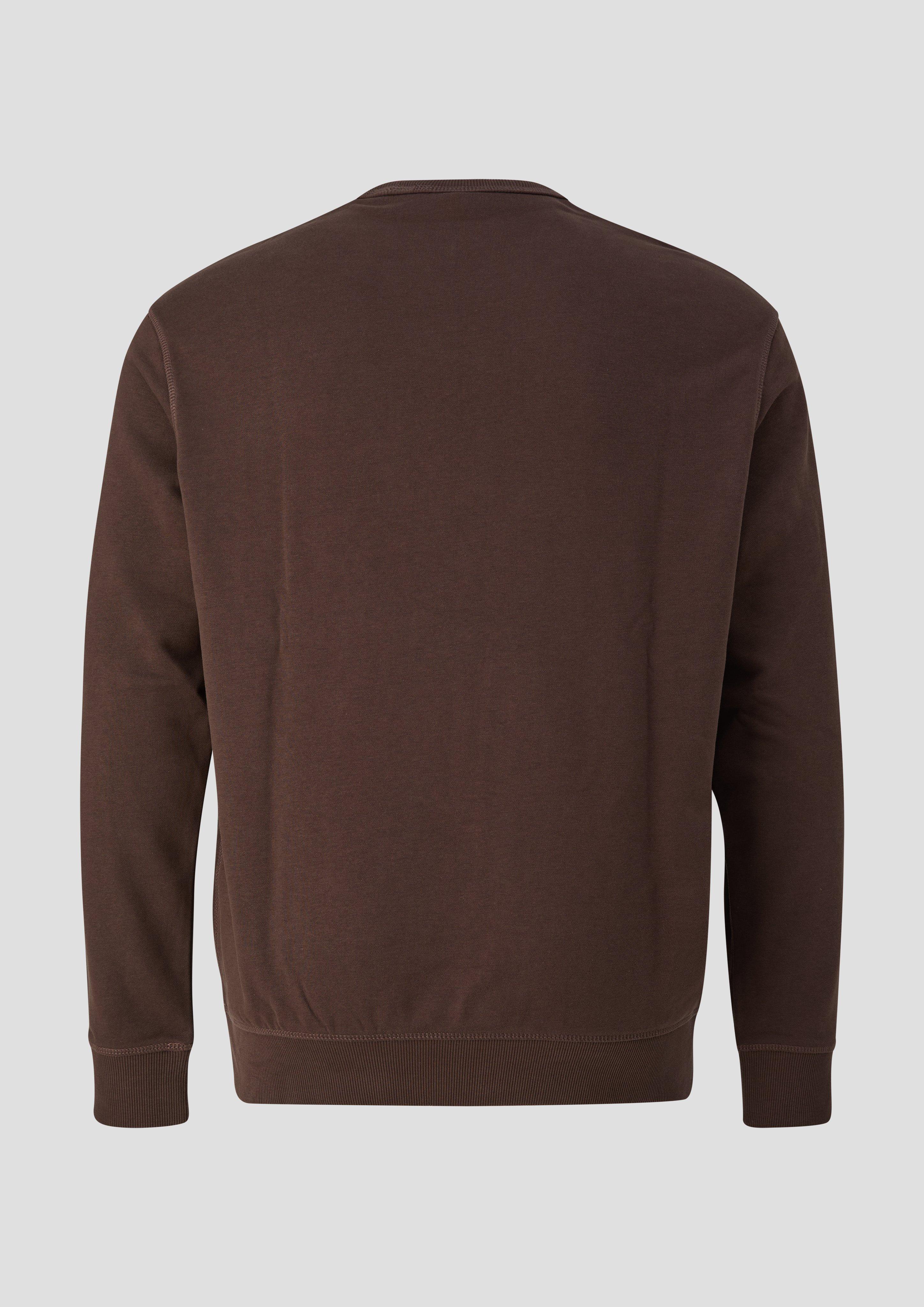 Heren Sweatshirt in bruin van s.Oliver Men Big Sizes