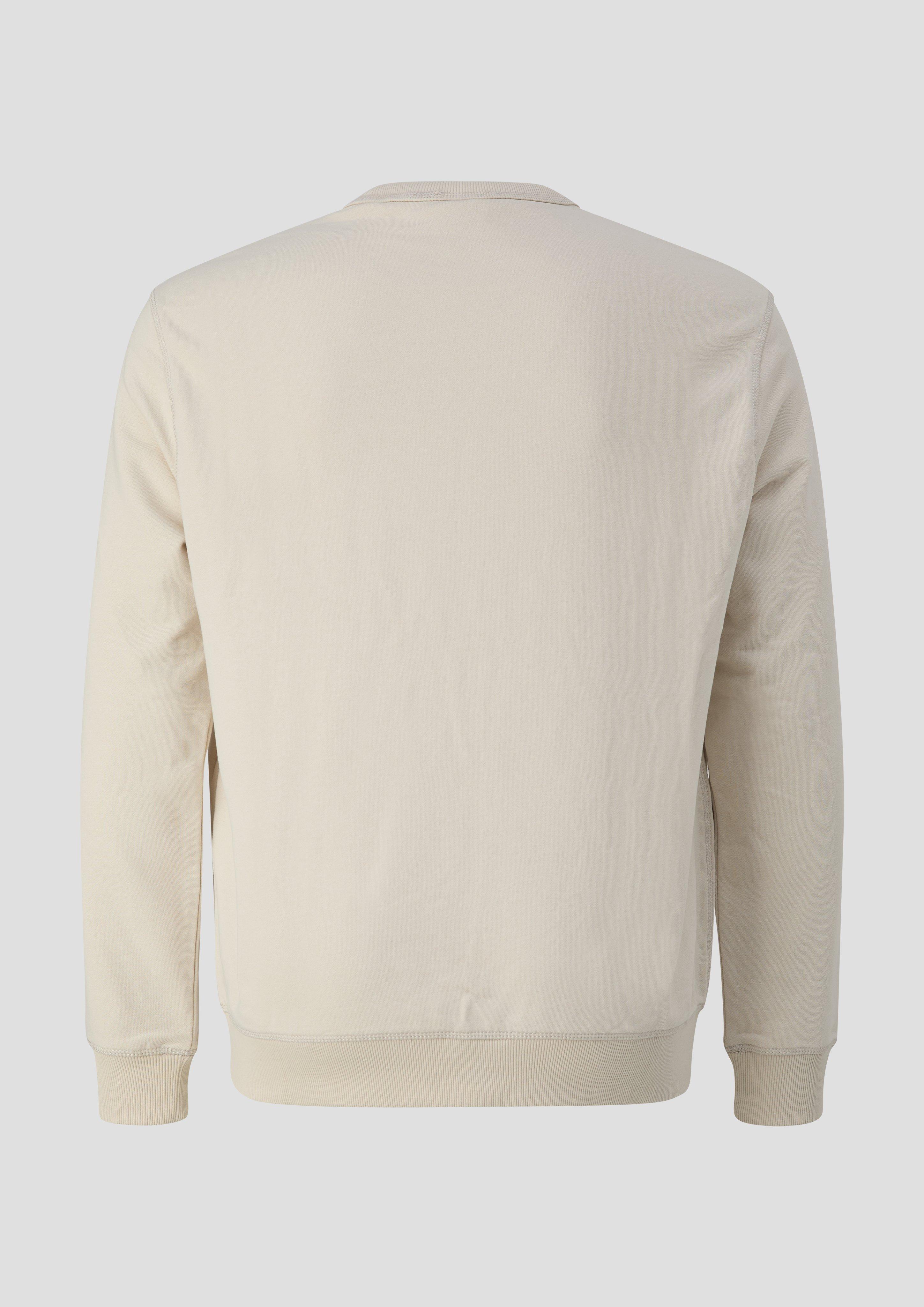Heren Sweatshirt in beige van s.Oliver Men Big Sizes