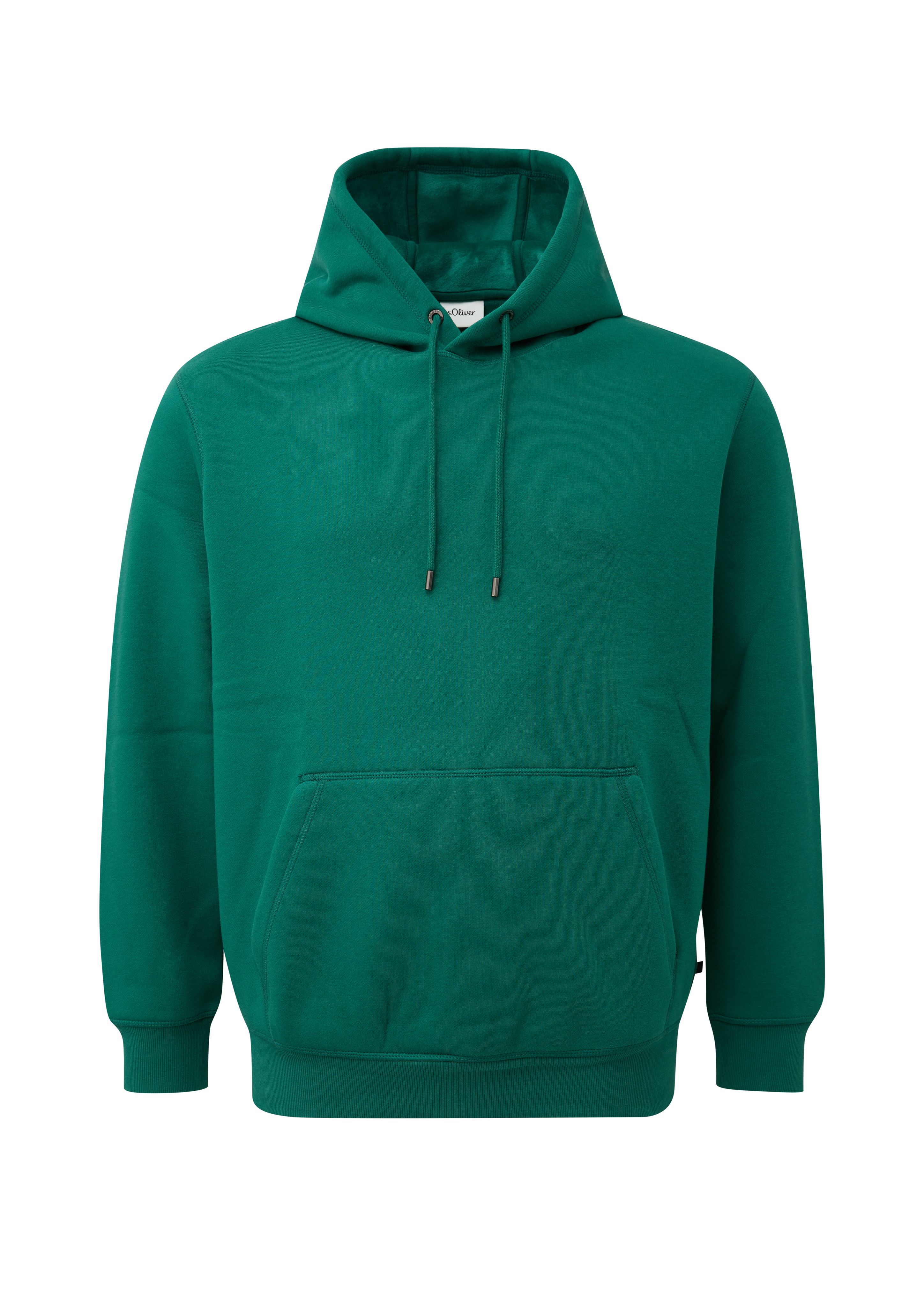 Hoodie met dubbelzijdige stof in een moderne pasvorm en met een zachte voering