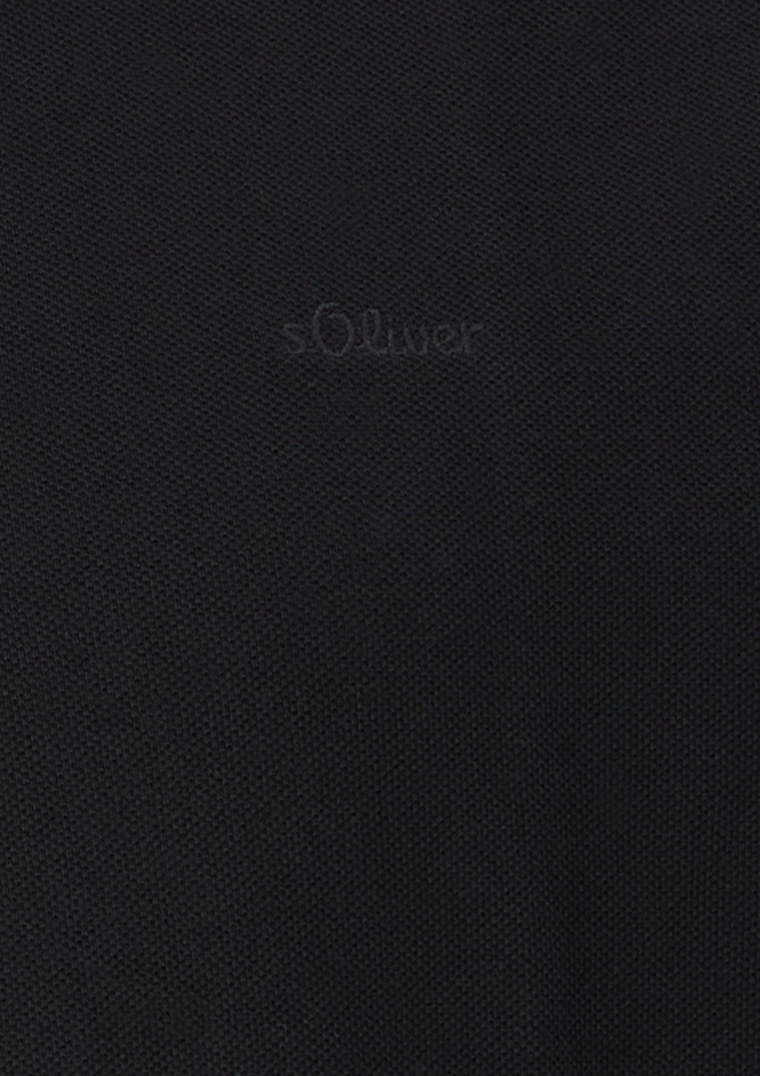 Hommes Polo en noir de s.Oliver Men Big Sizes