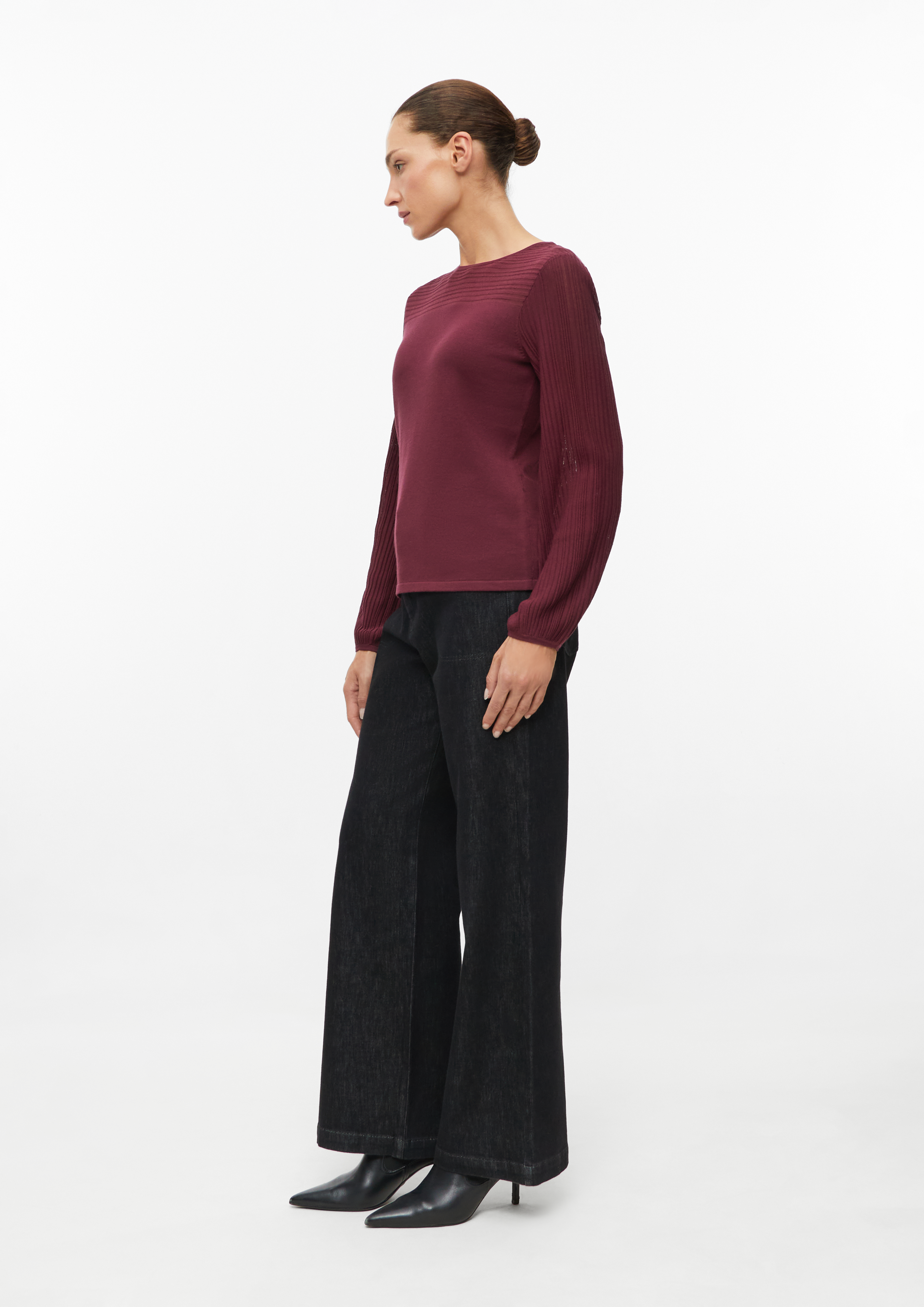 Femmes Pull en tricot en rouge de s.Oliver BLACK LABEL