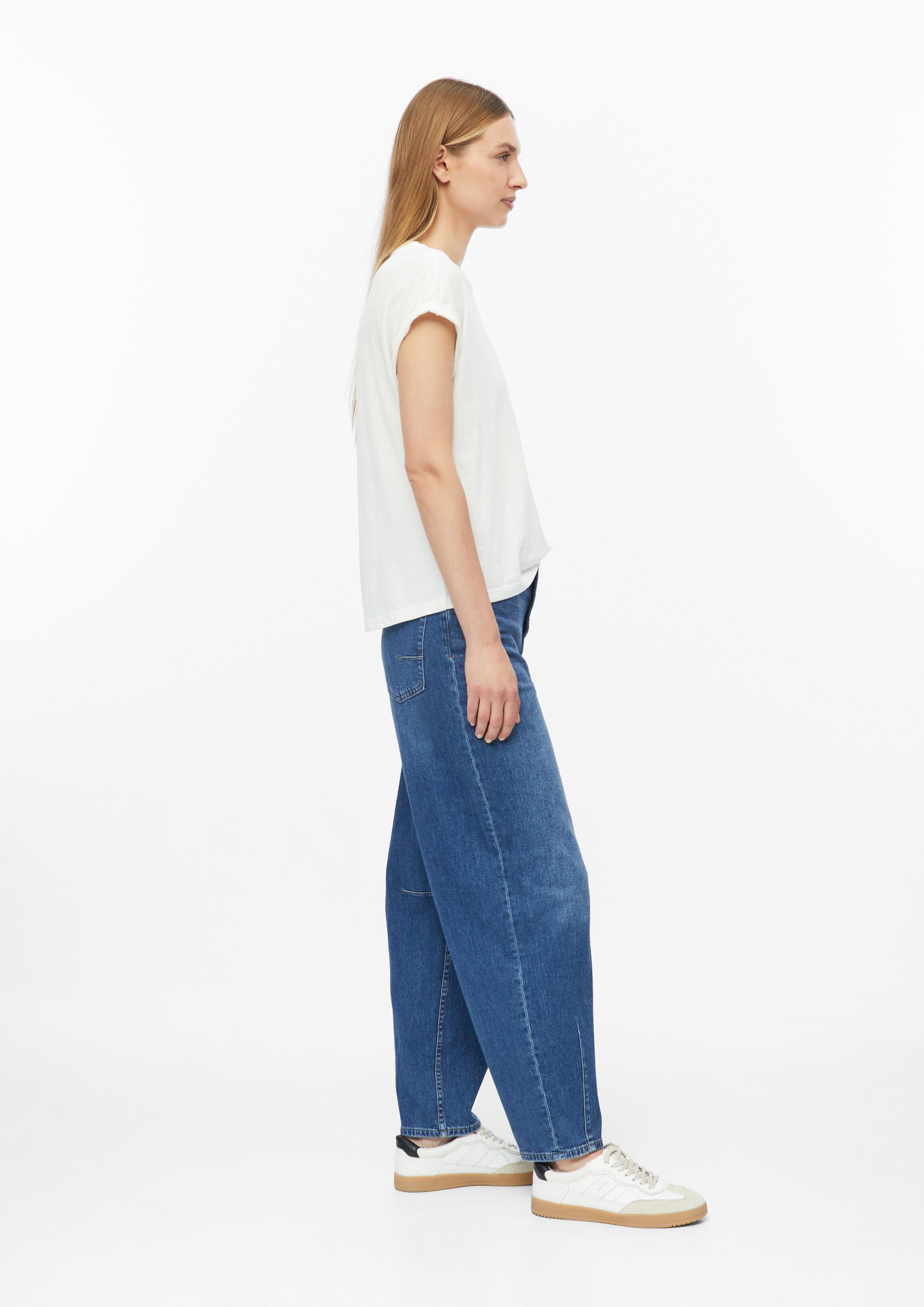 Damen Ankle-Jeans / High Rise / Barrel Fit in blau von s.Oliver