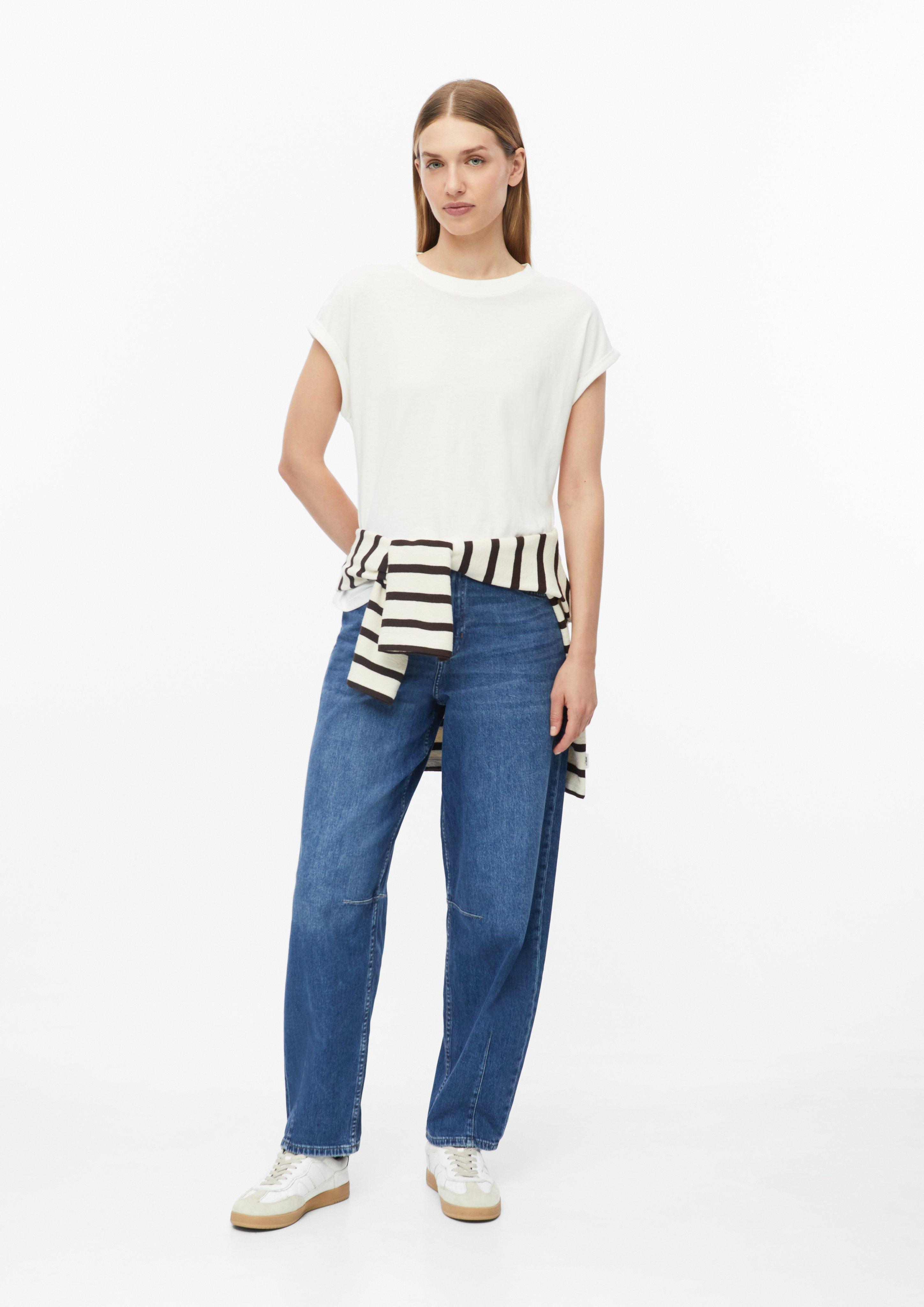 Damen Ankle-Jeans / High Rise / Barrel Fit in blau von s.Oliver