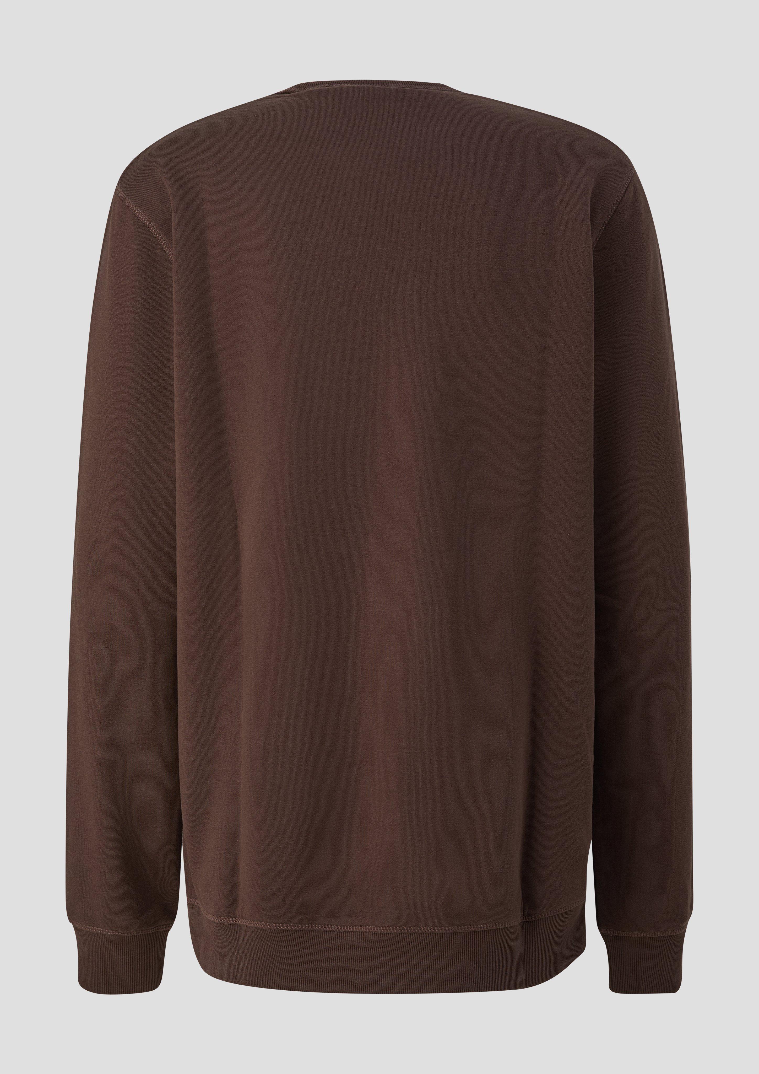 Hommes Sweat-shirt en brun de s.Oliver Men Tall Sizes
