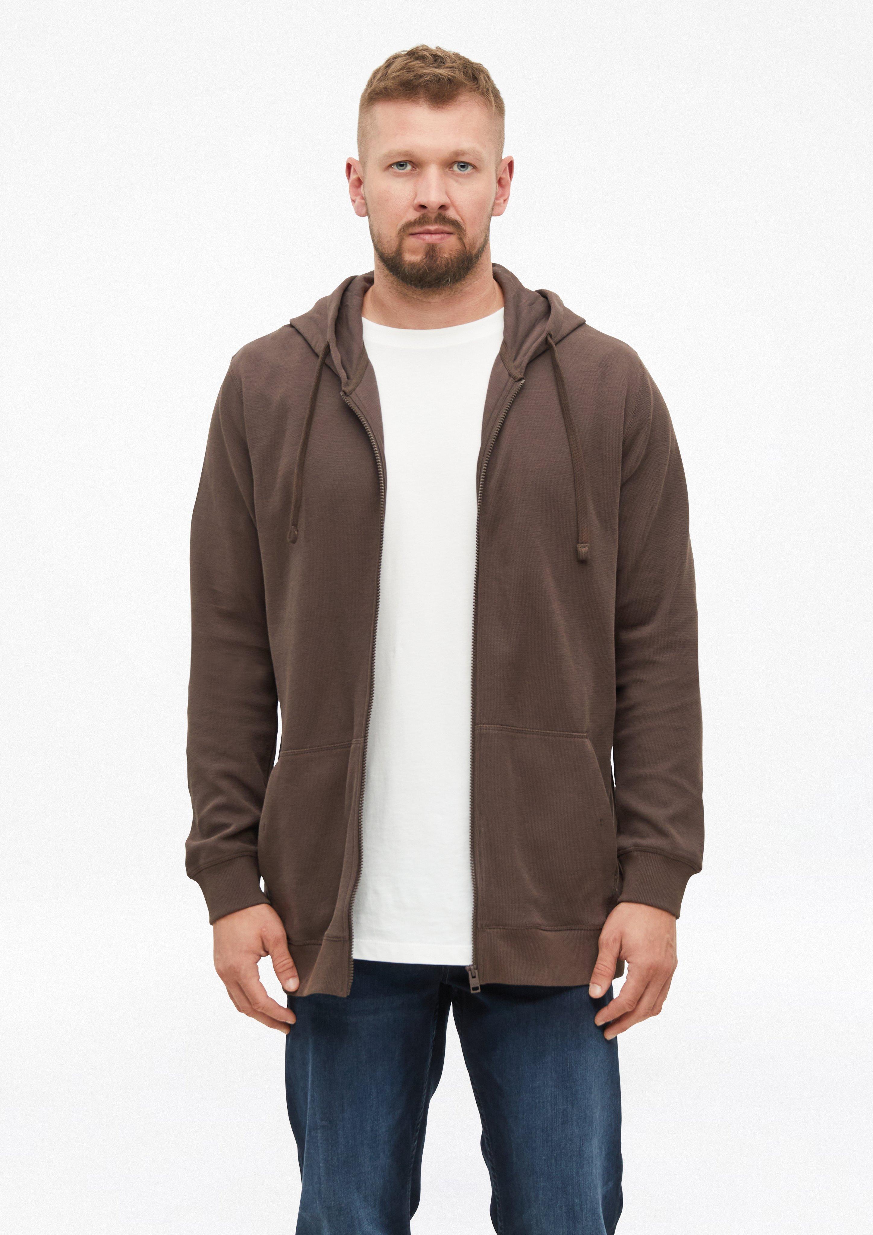 Majica s kapuljačom od strukturiranog materijala u boji tamnosiva od s.Oliver Men Tall Sizes