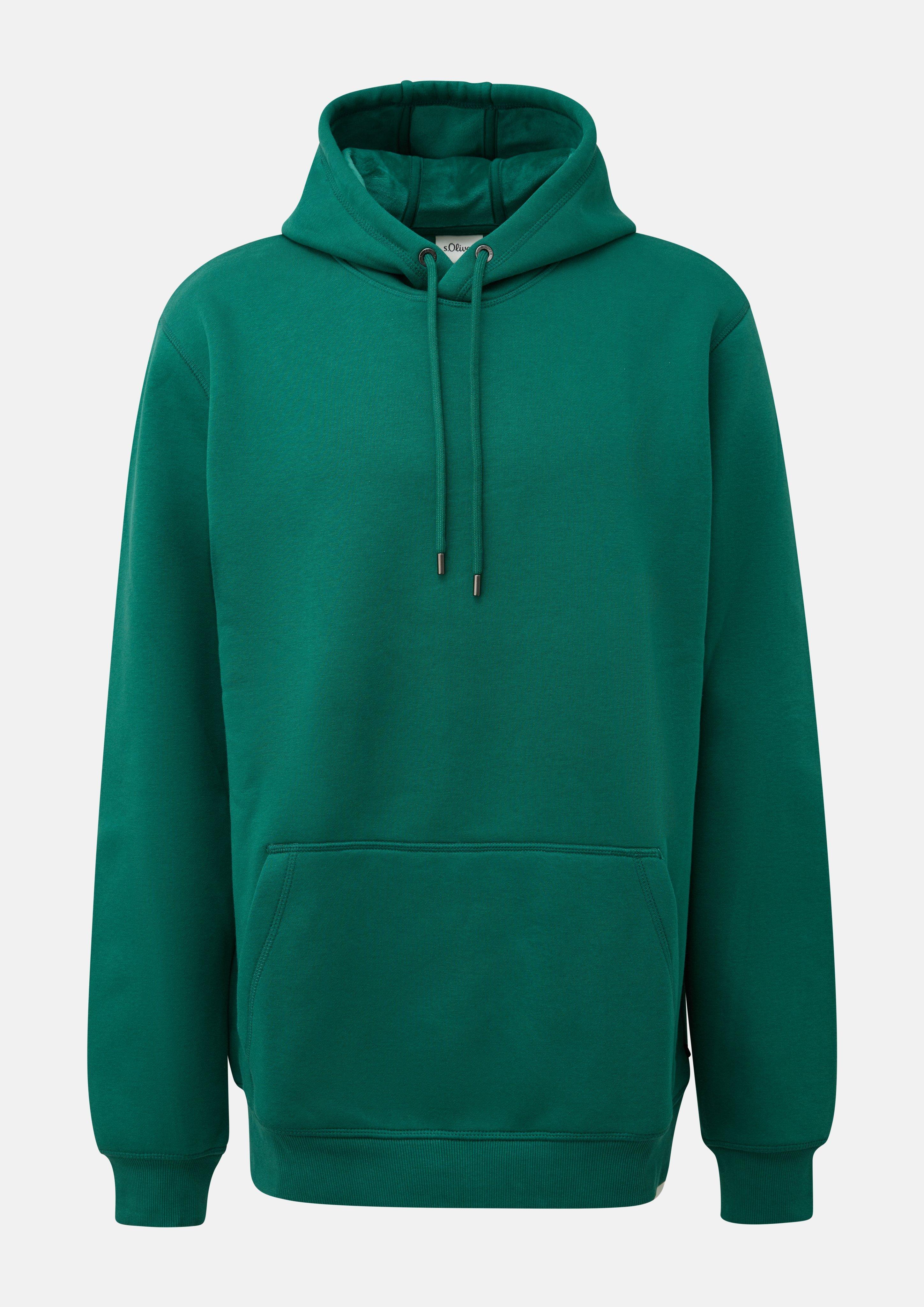 Heren Sweatshirt in groen van s.Oliver Men Tall Sizes