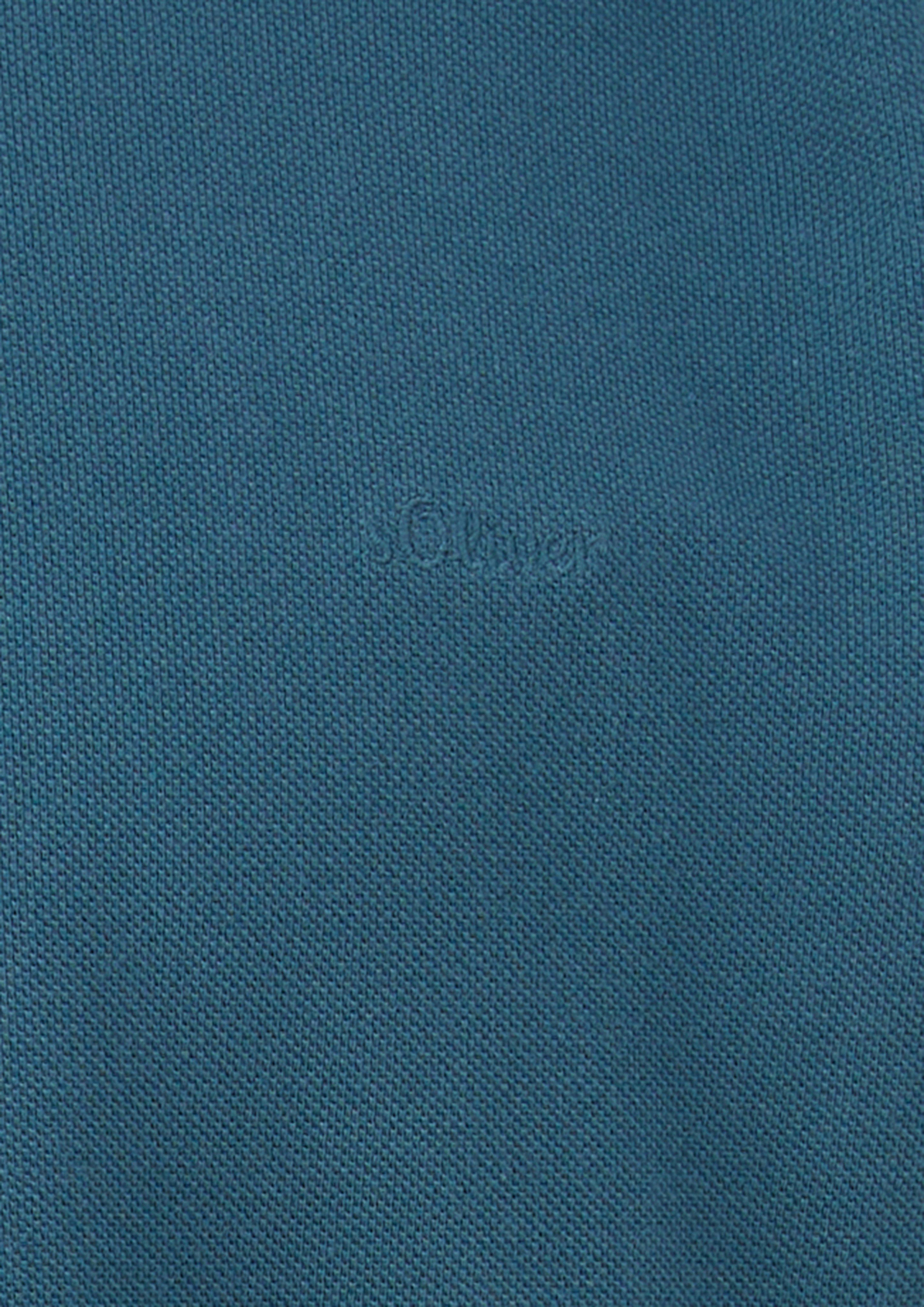 Heren Polo-Shirt in blauw van s.Oliver Men Tall Sizes