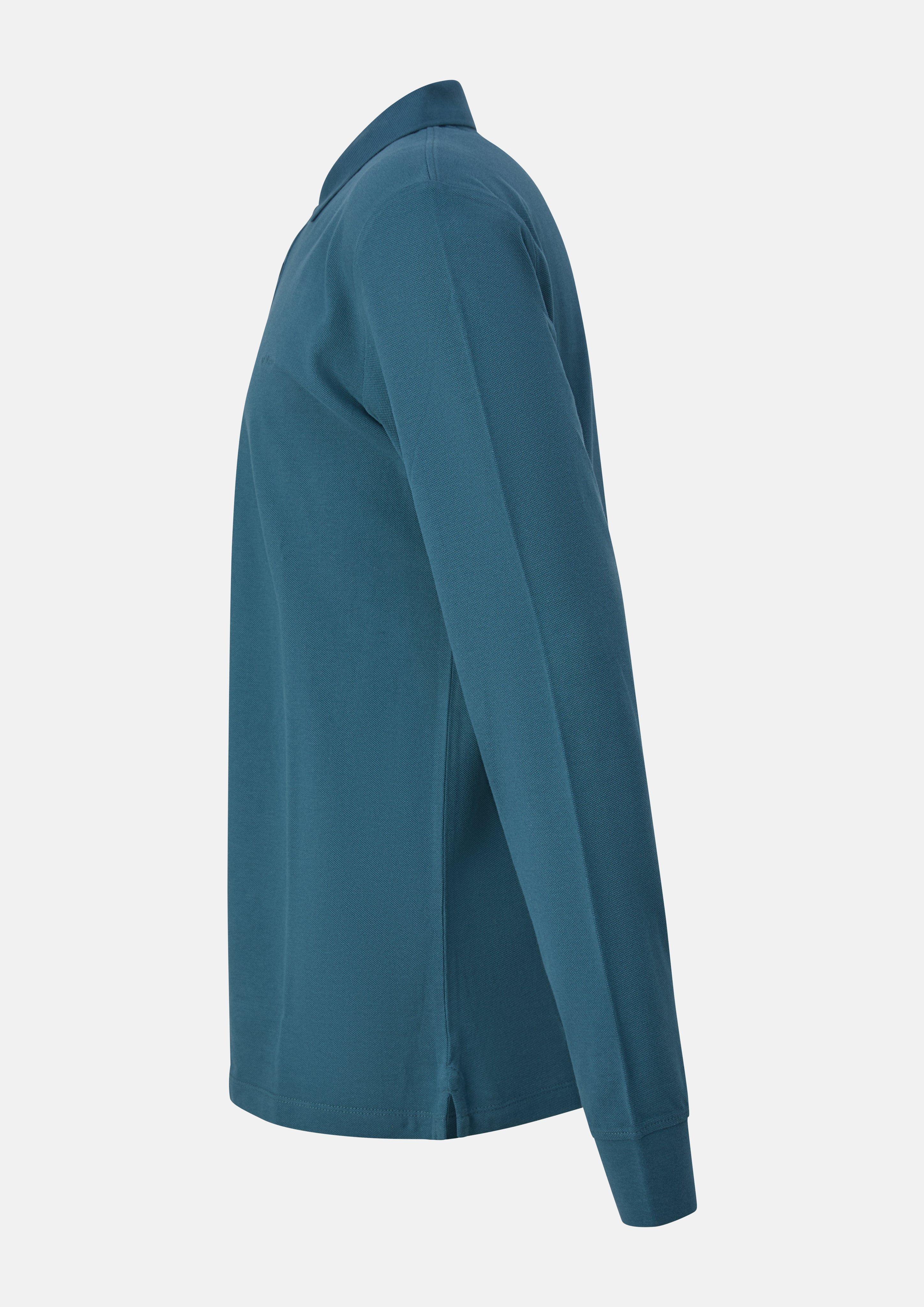 Heren Polo-Shirt in blauw van s.Oliver Men Tall Sizes