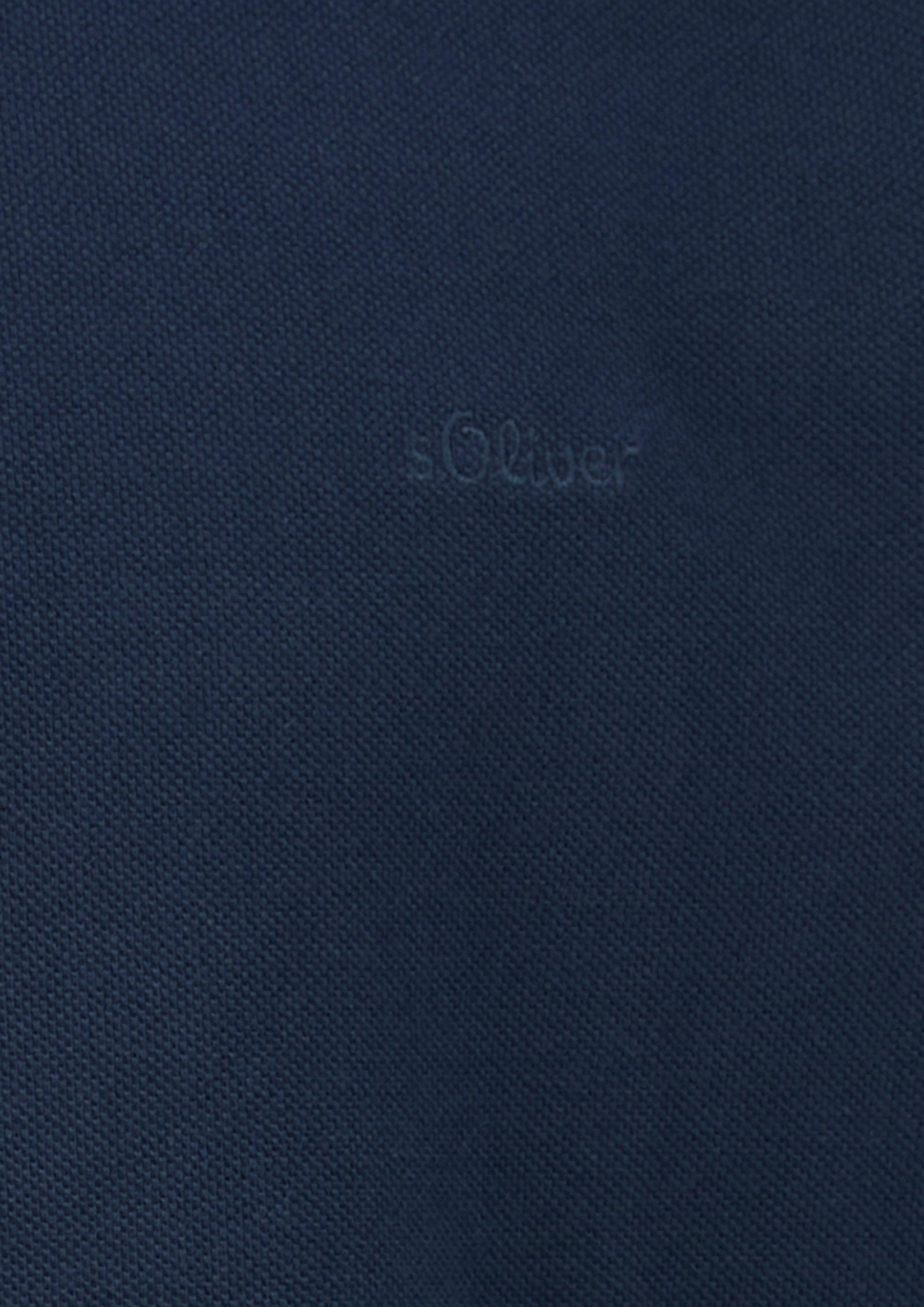 Men Polo Shirt in blue by s.Oliver Men Tall Sizes