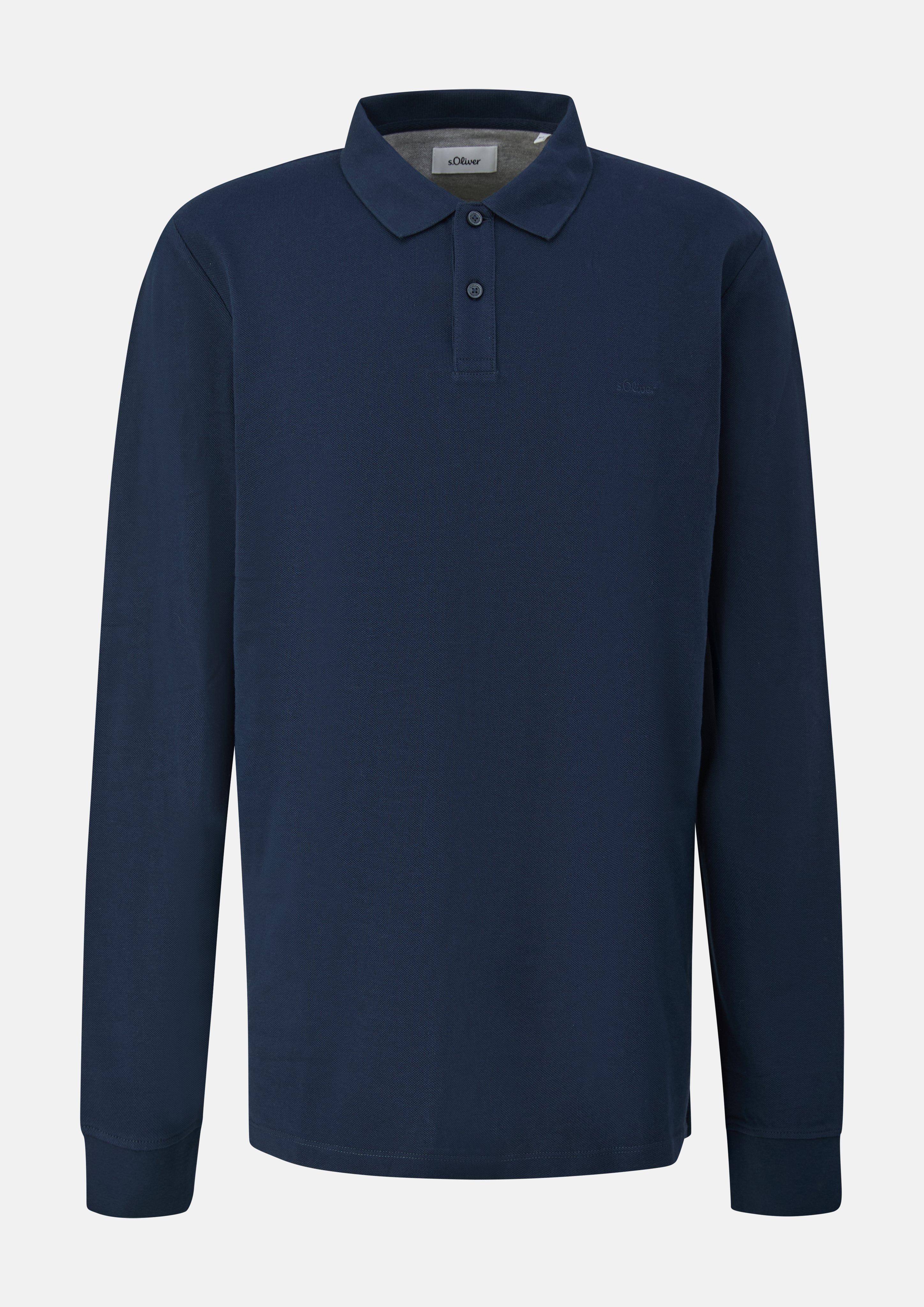 Polo Shirt in navy by s.Oliver Men Tall Sizes