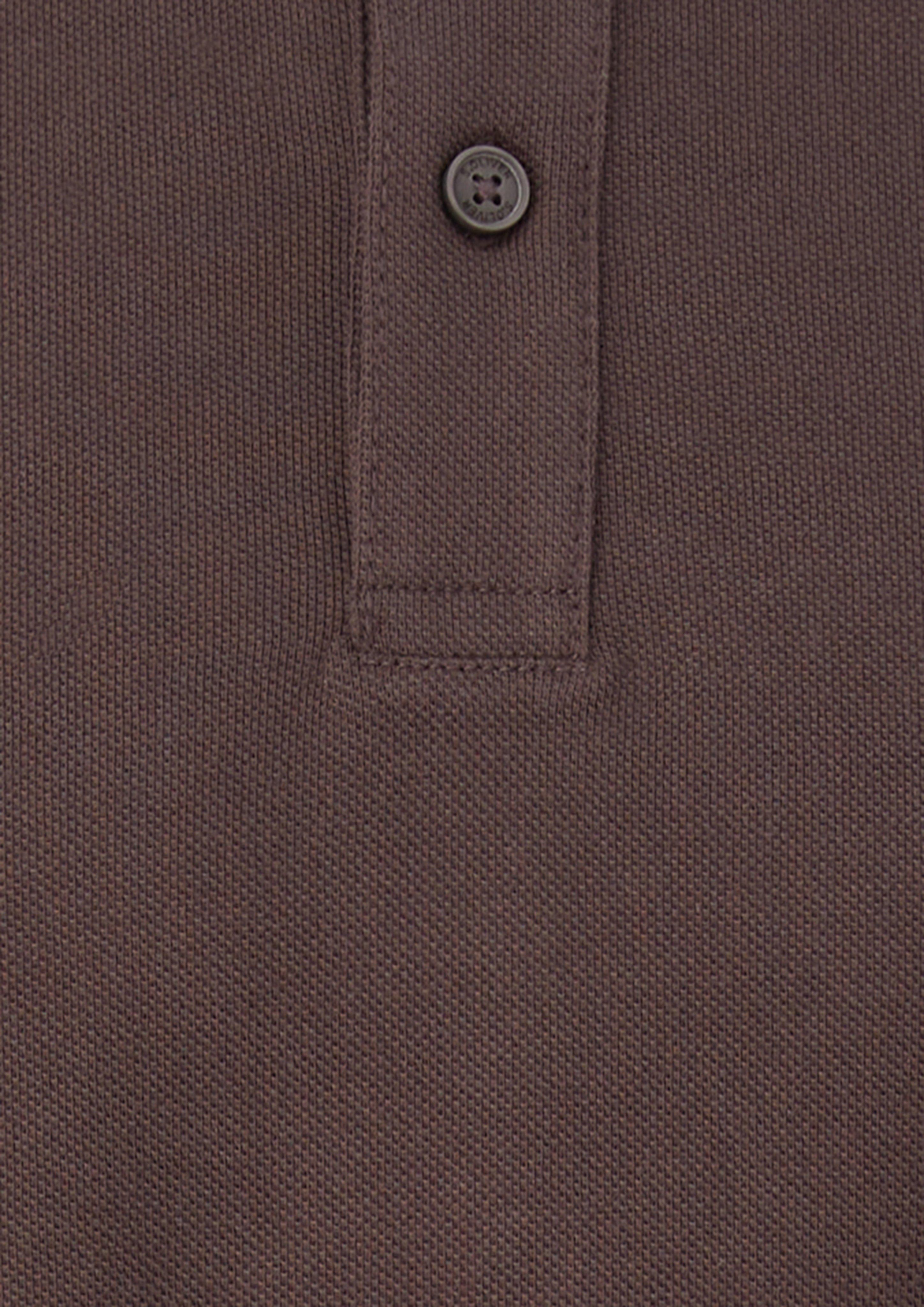 Hommes Polo en brun de s.Oliver Men Tall Sizes